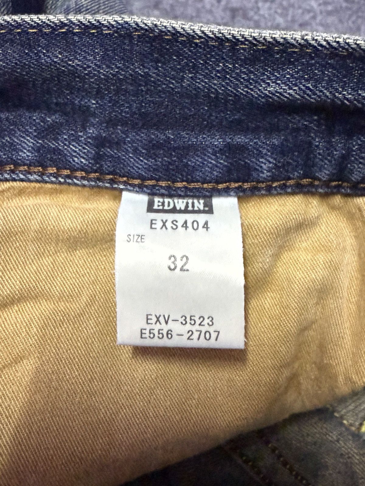 Edwin 2000s Edwin XV Leather Trimmed Muddy Wash Loose Jeans Size US 32 / EU 48 - 19 Thumbnail