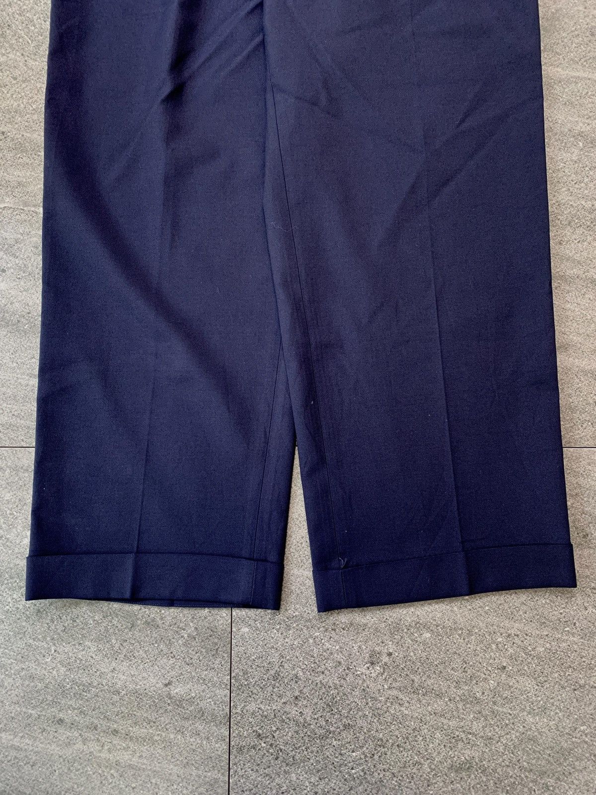 Yohji Yamamoto FREE TAX! Wideleg Cuffed Trousers- 29” Size US 29 - 5 Thumbnail