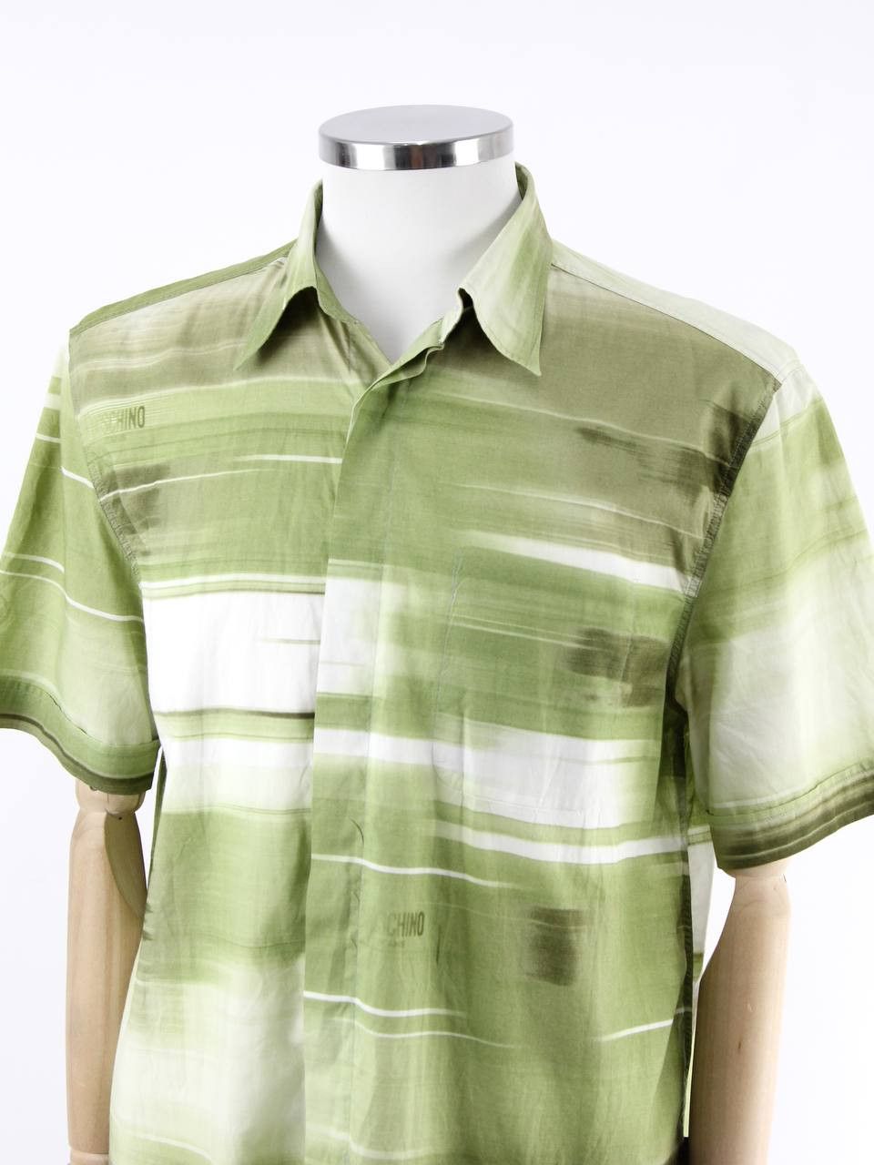 Moschino MOSCHINO JEANS Lightweight short-sleeved shirt Size US XL / EU 56 / 4 - 4 Thumbnail