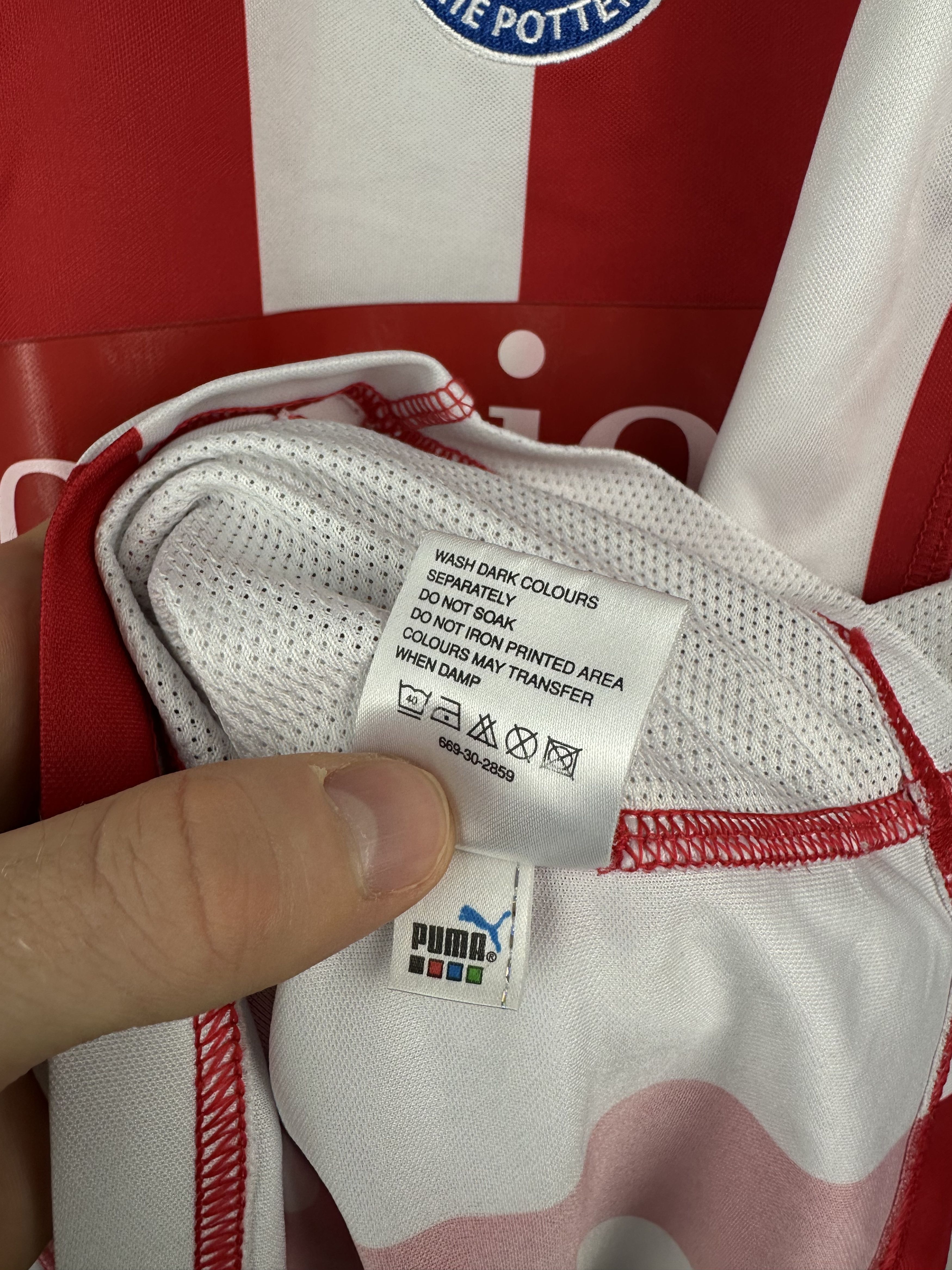Puma Stoke City Home football shirt 2006 Soccer Puma jersey Rare Size US M / EU 48-50 / 2 - 9 Thumbnail