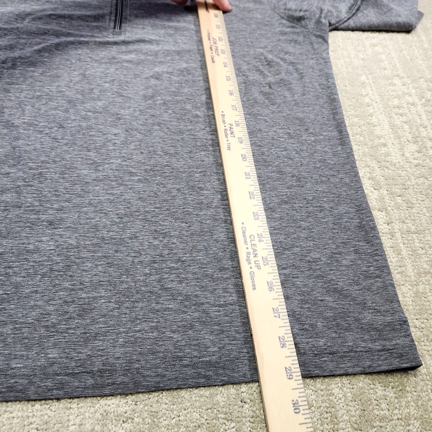 Vintage Straight Down Pullover Men Large Gray Performance 1/4 Zip Golf Lightweight Size US L / EU 52-54 / 3 - 5 Thumbnail