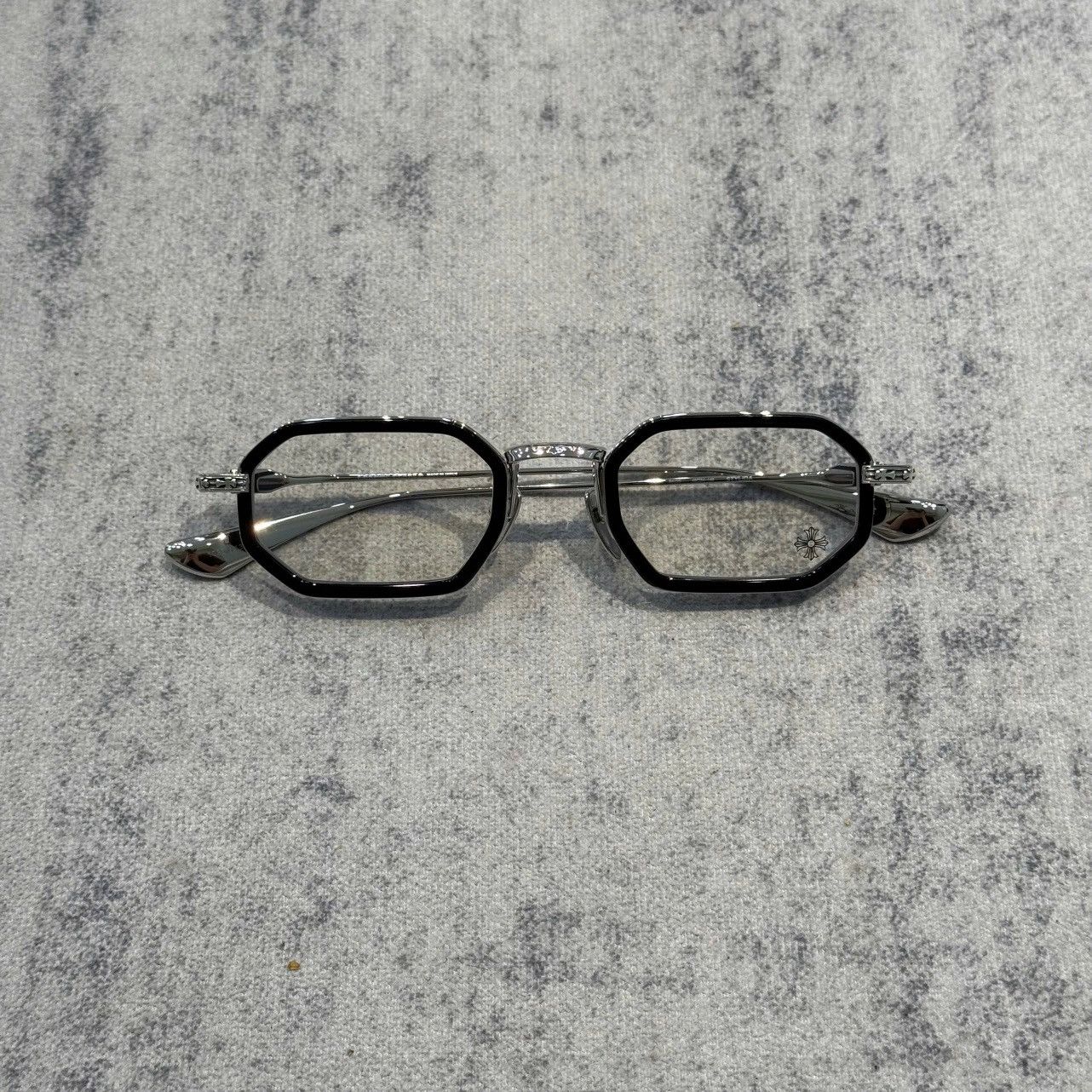 Chrome Hearts CHROME HEARTS STYLIDA BLACK/SHINY SILVER Size ONE SIZE - 6 Thumbnail