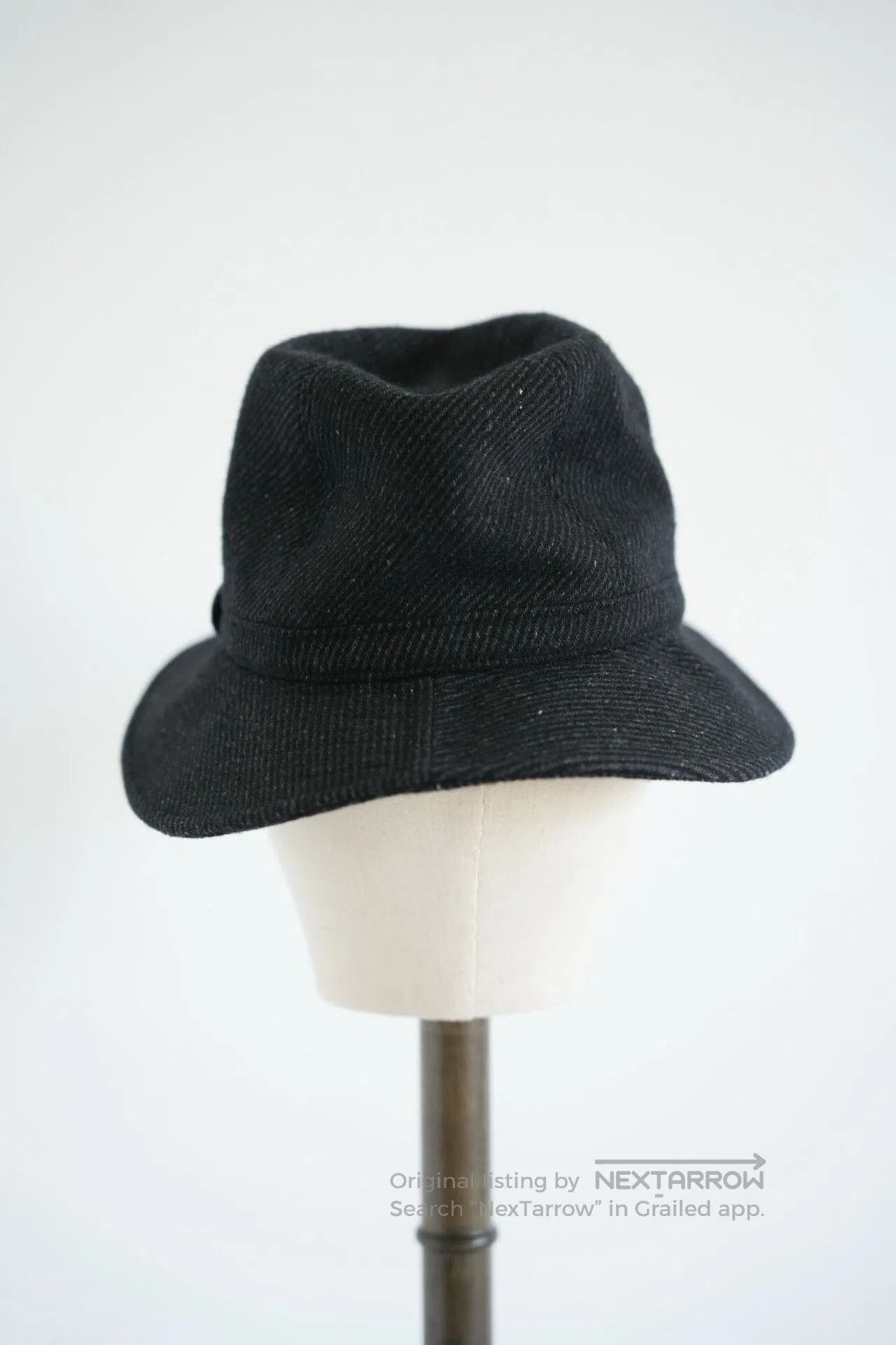 Yohji Yamamoto Yohji Yamamoto Wool Black Hat. Size ONE SIZE - 4 Thumbnail