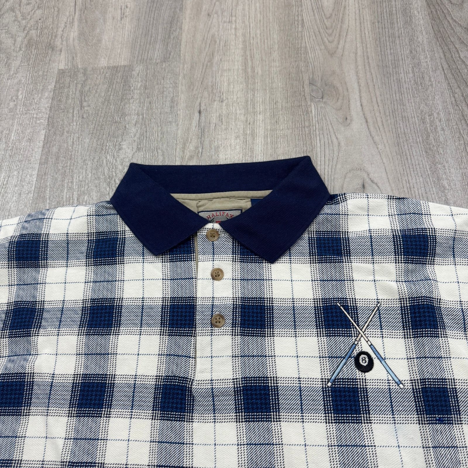 Vintage Vintage Halifax Outfitters Pool Billiards Polo Shirt Large Size US L / EU 52-54 / 3 - 1 Thumbnail