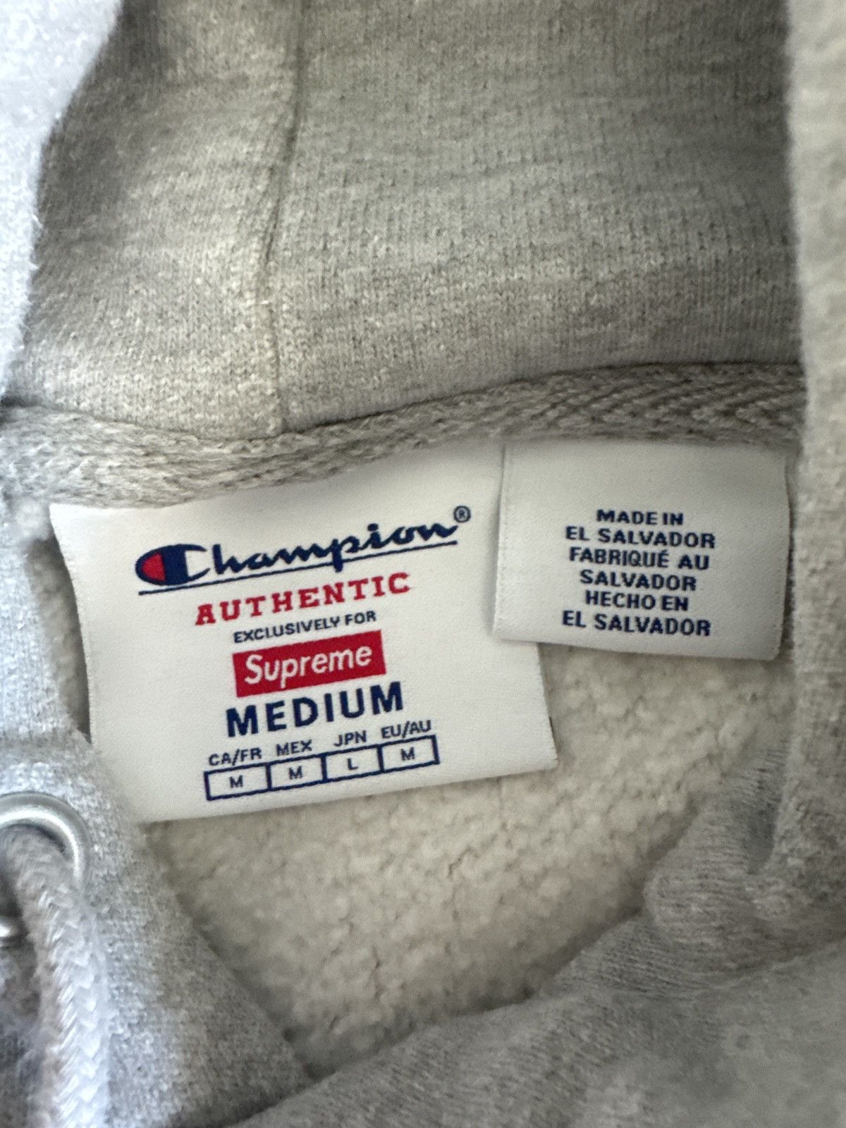 Champion × Supreme Supreme Champion Hooded Sweatshirt Size US M / EU 48-50 / 2 - 4 Thumbnail