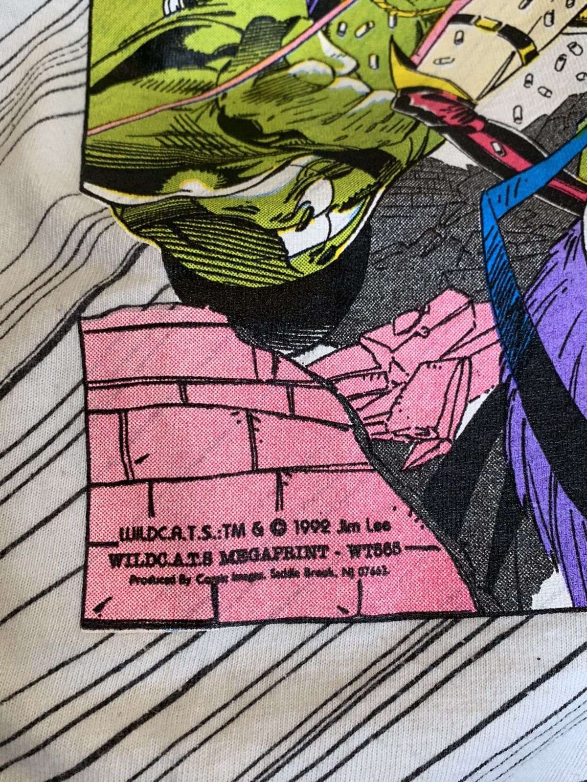 DC Comics RARE* Vintage 1992 WildCats Comic Images Single Stitch Shirt Size US L / EU 52-54 / 3 - 5 Thumbnail