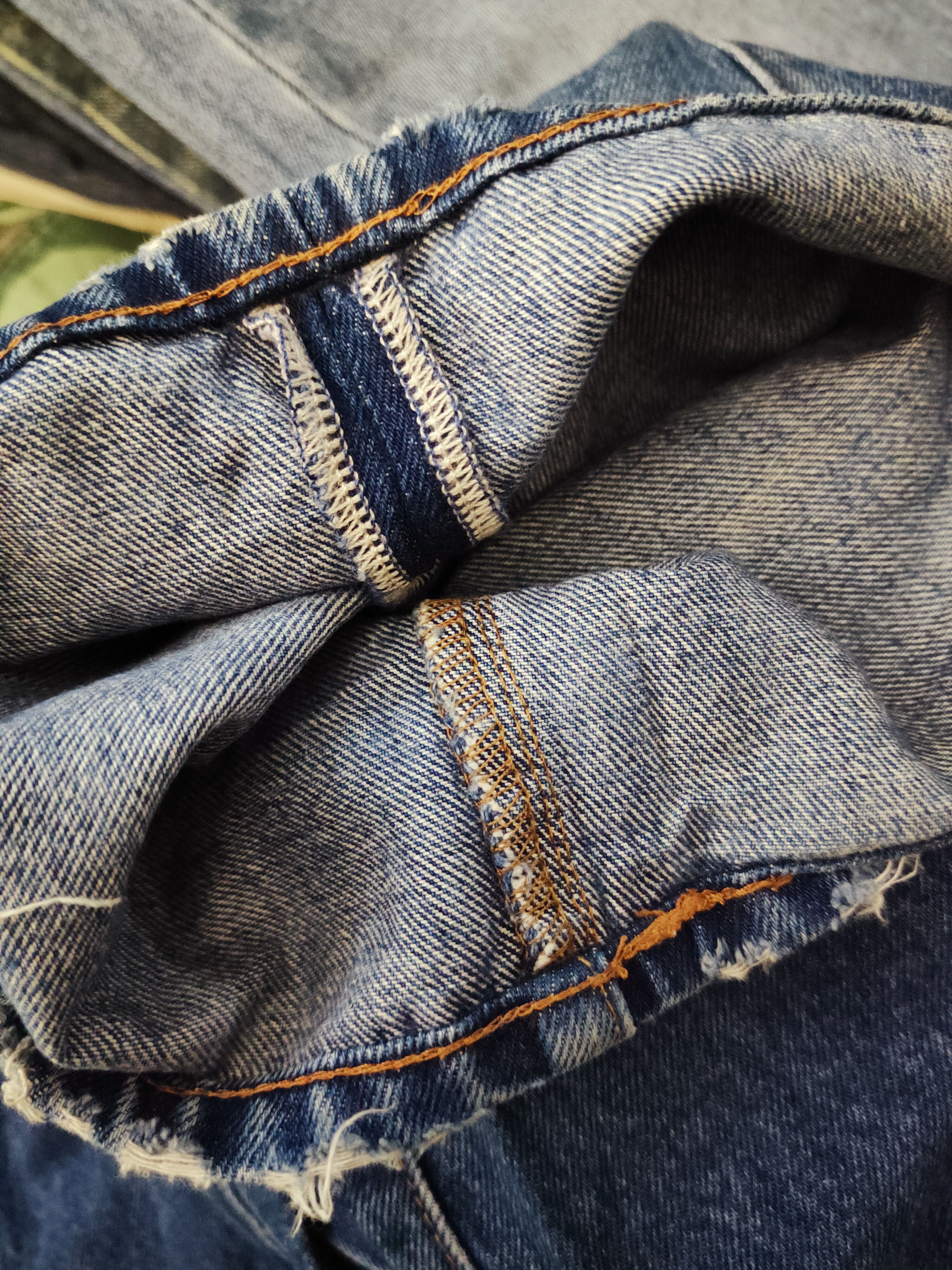 Gap 90' loose Gap Blue Distressed Ripped Jeans #S2717 Size US 34 / EU 50 - 15 Thumbnail