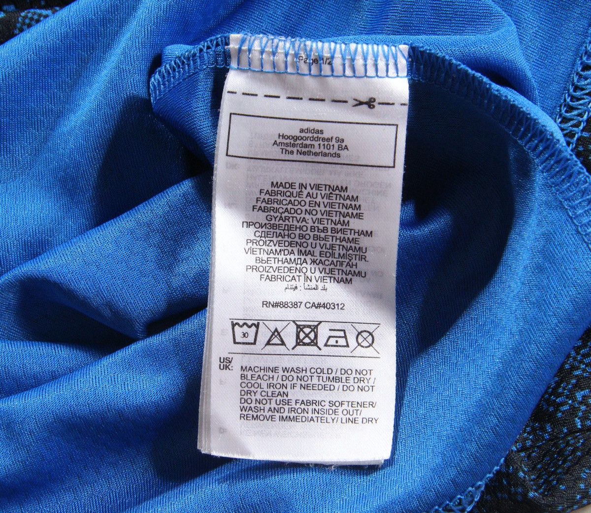 Adidas SANCHO Adidas Manchester United Soccer Jersey Football Tee L Size US L / EU 52-54 / 3 - 6 Thumbnail