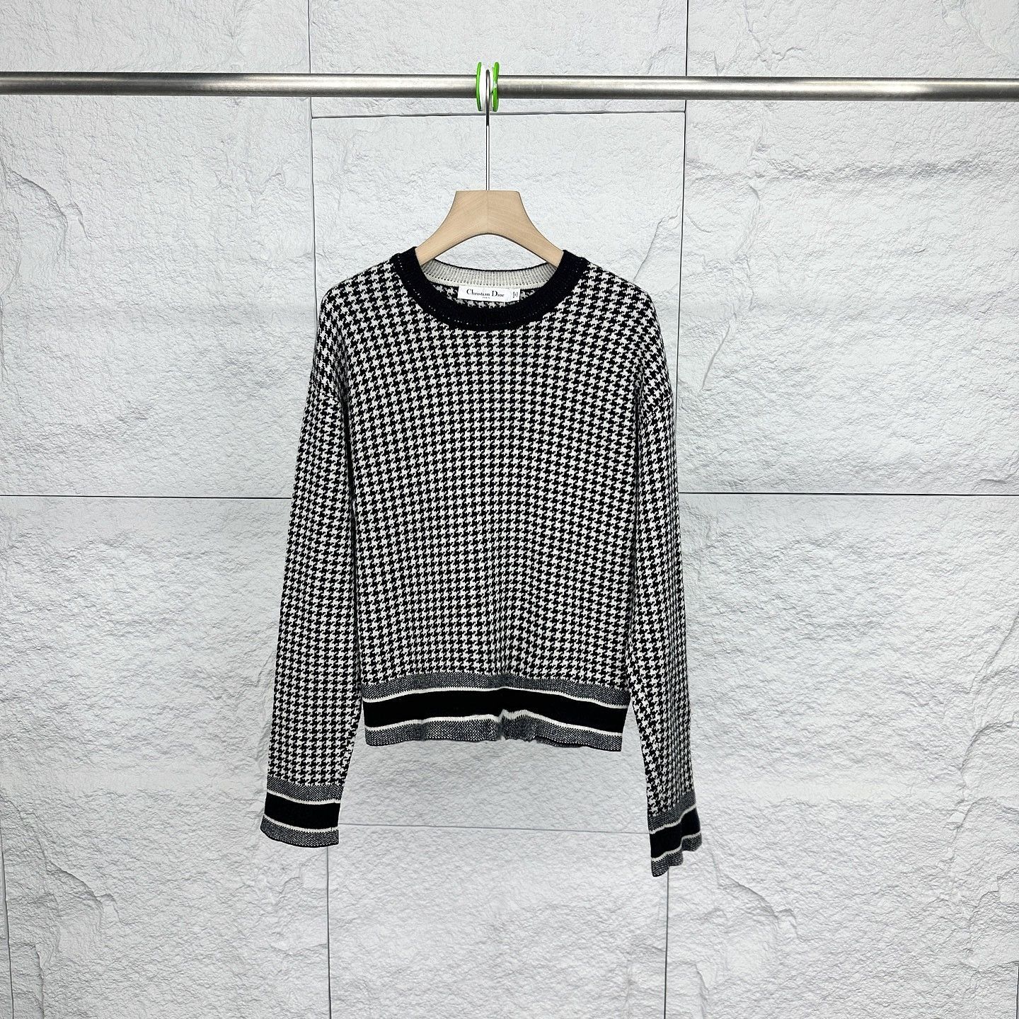 Dior Dior Houndstooth Sweater Size 36 Size XS / US 0-2 / IT 36-38 - 1 Thumbnail