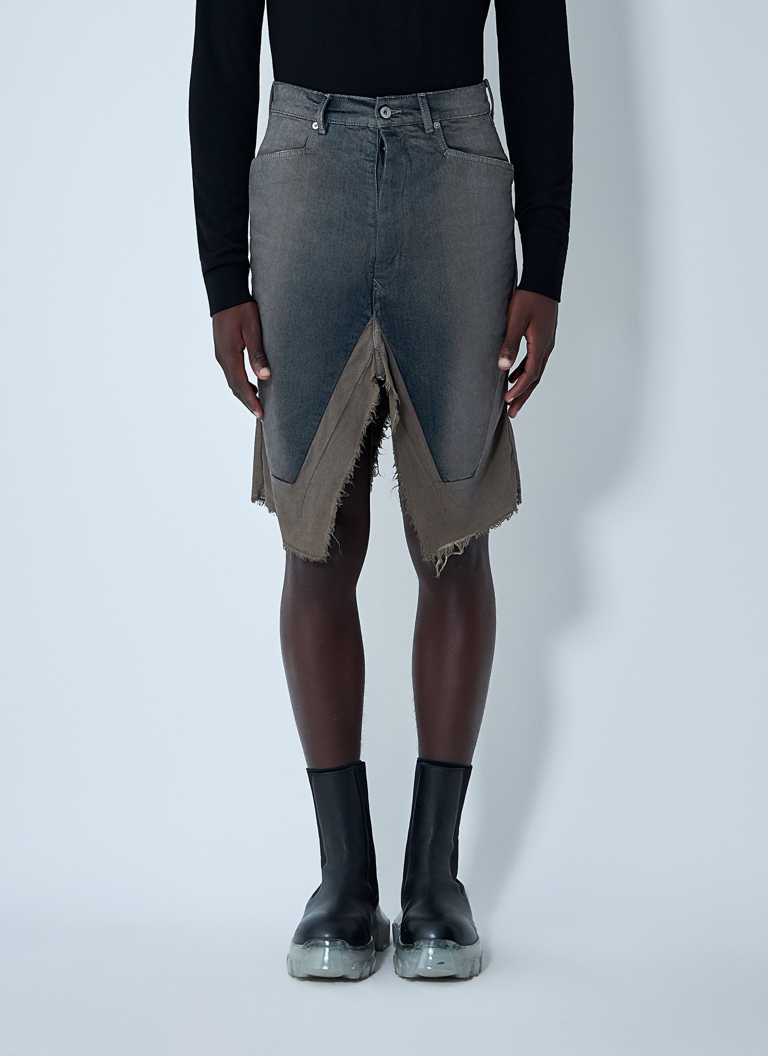Rick Owens Slivered Midi Skirt Size US 30 / EU 46 - 1 Thumbnail