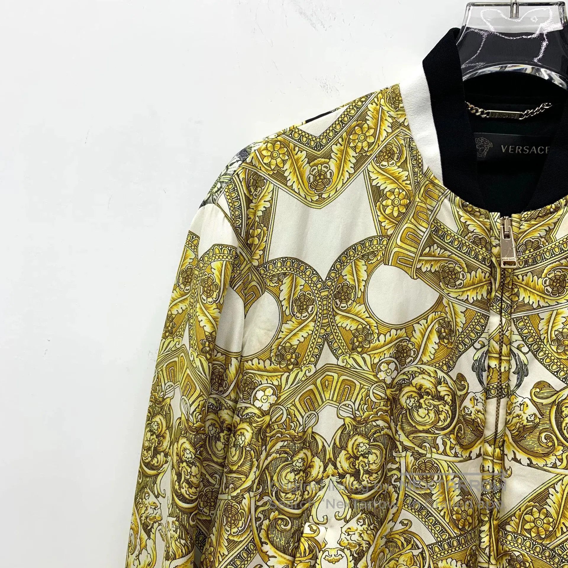 Versace Versace Baroque Print Stand Collar Jacket. Size US S / EU 44-46 / 1 - 3 Thumbnail