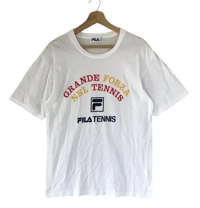 Fila Vintage 80's Fila Tennis Tshirts Size US L / EU 52-54 / 3 - 1 Thumbnail