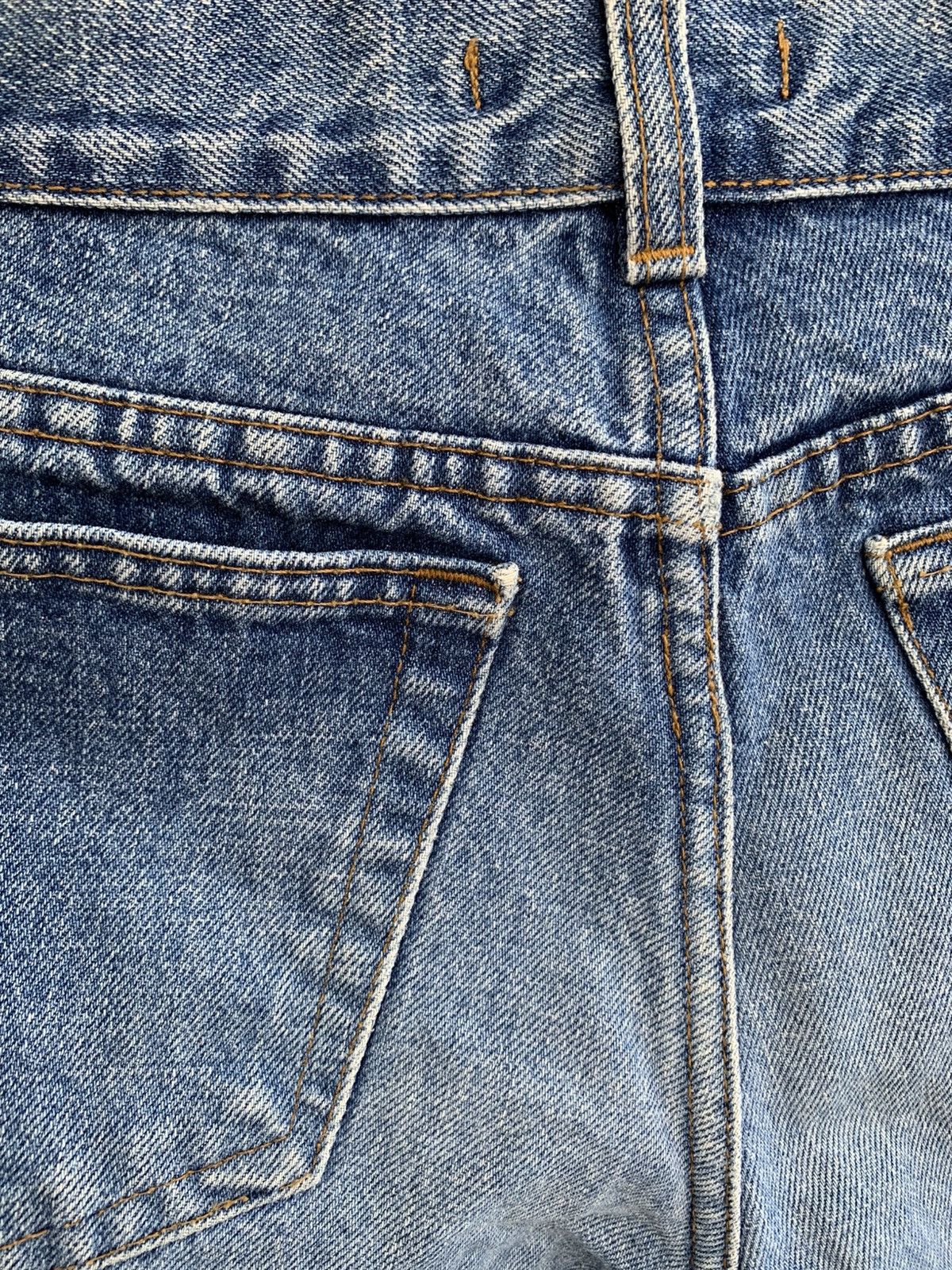Roberto Cavalli Vintage Roberto Cavalli Blue Embroidered Flowers Denim Jeans Size US 32 / EU 48 - 4 Thumbnail