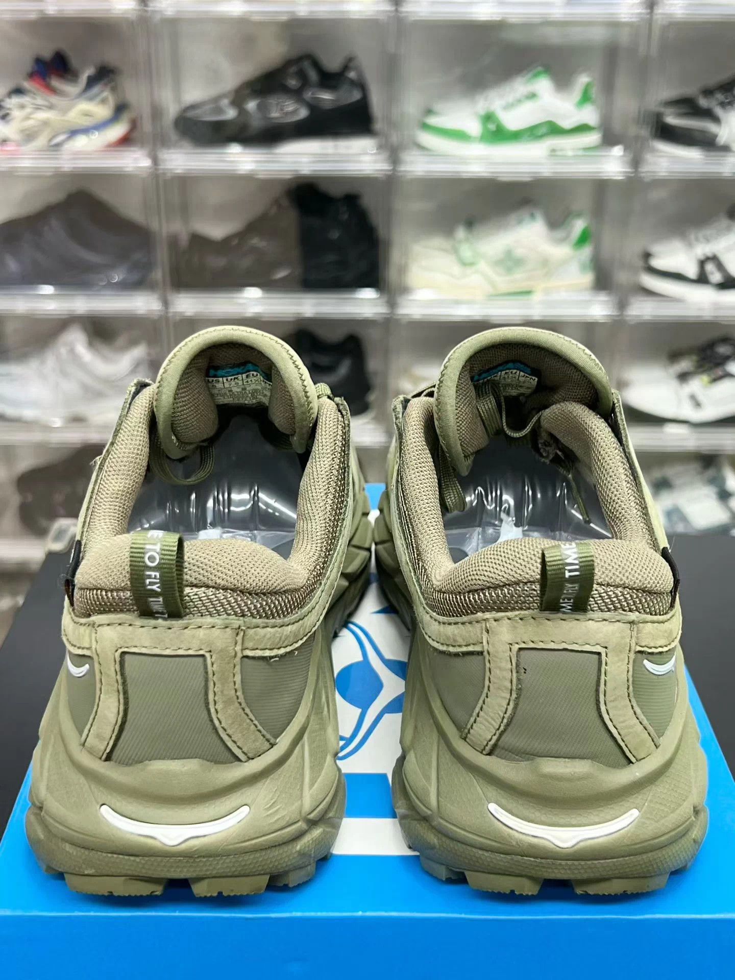 Hoka HOKA ONE Transport Olive Green 41 Like New Boxed Size US 8 / EU 41 - 7 Thumbnail