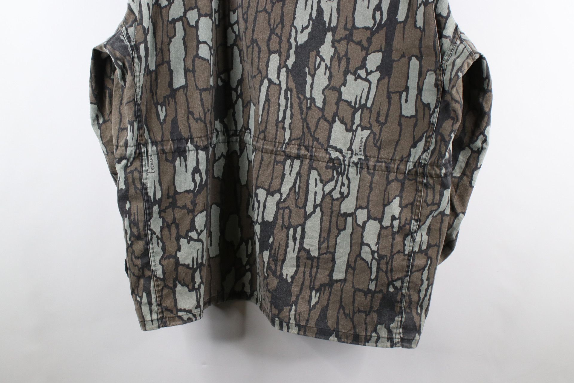 Vintage 80s Streetwear Camouflage Hooded Field Jacket