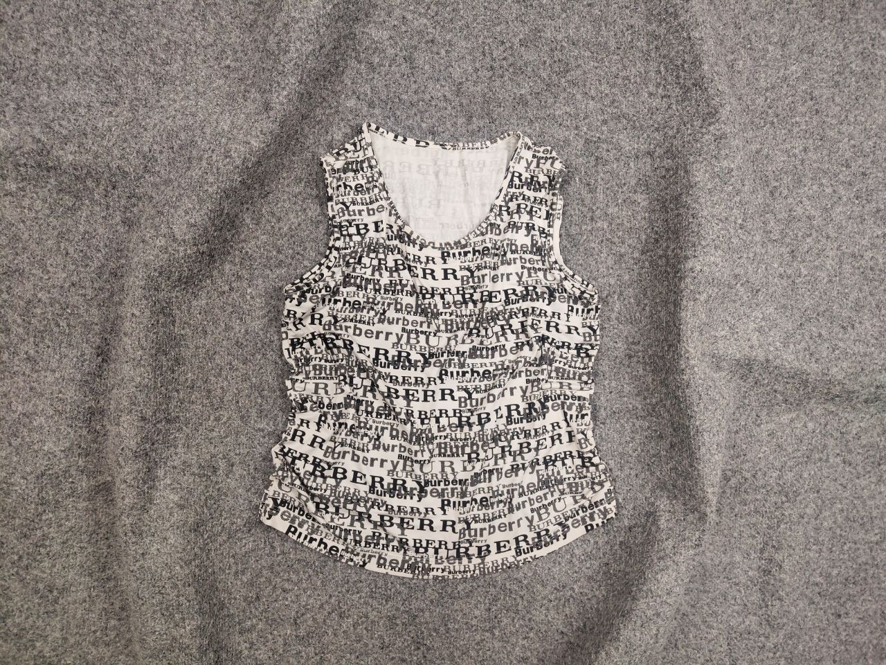 Burberry Burberry Vintage Authentic monogram Women's T-shirt tank top Size M / US 6-8 / IT 42-44 - 1 Thumbnail