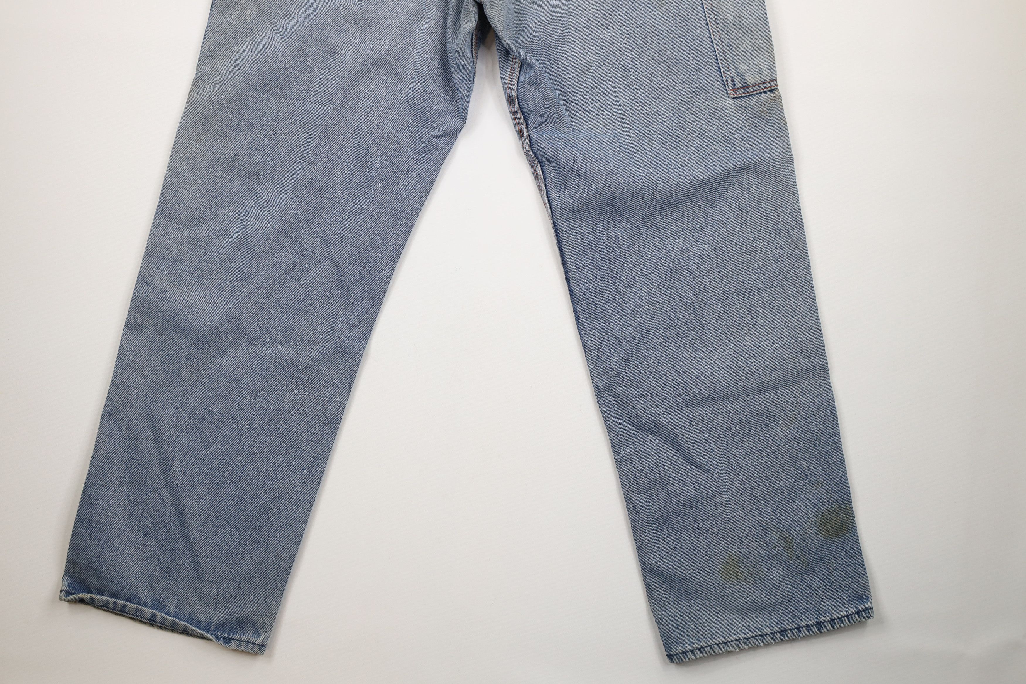 ▪️70’s【BIG MAC】DENIM PANTS Vintage 70s Big Mac Denim Carpenter Workwear Jeans Sanforized Size