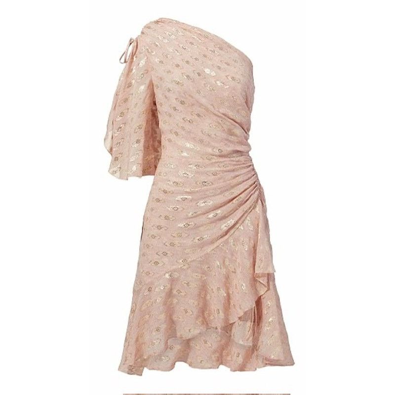 A.L.C. A.L.C. Misha Dress Intermix Exclusive pink gold silk size 4 Size S / US 4 / IT 40 - 6 Thumbnail