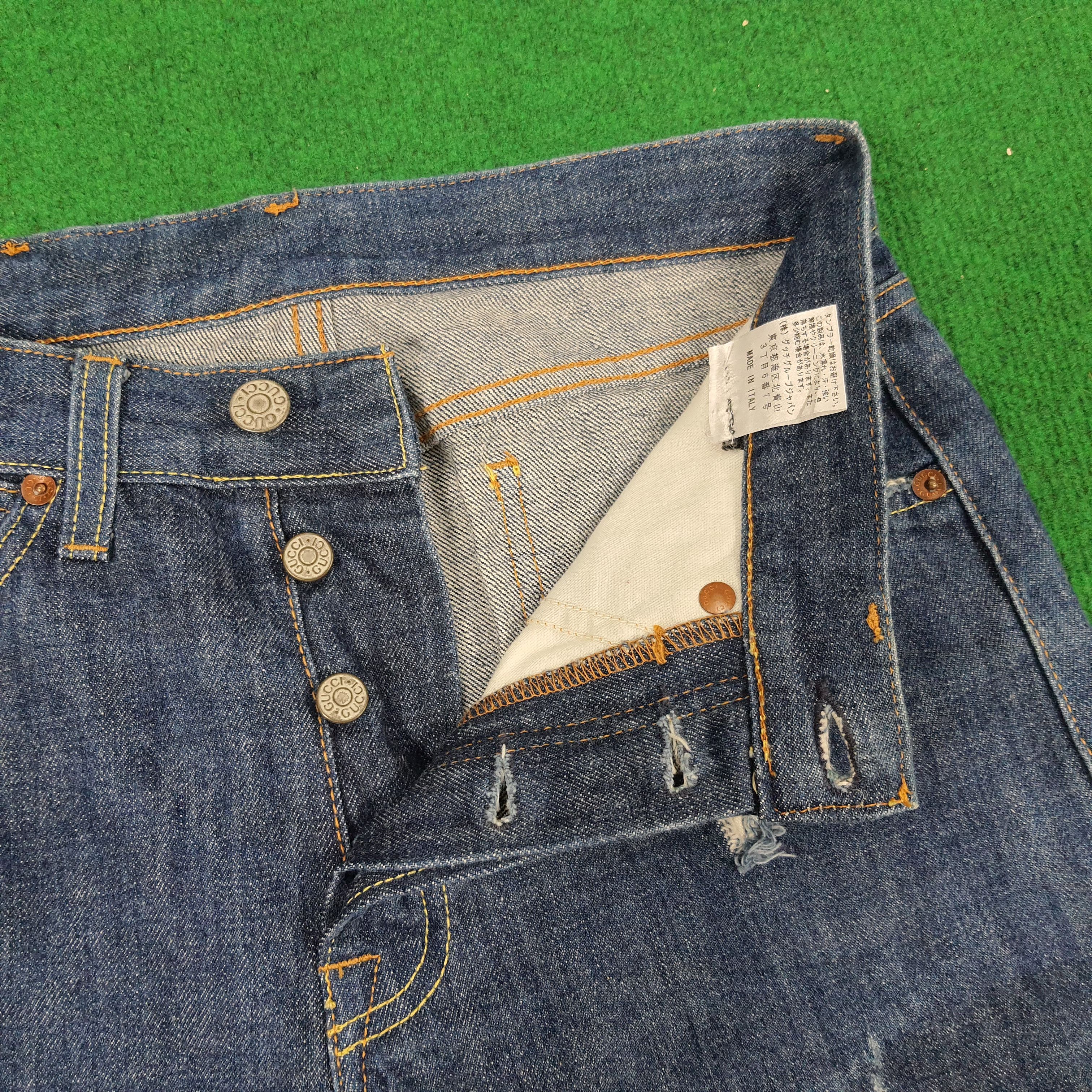 Gucci Vintage GUCCI Italian Brand Short Jeans Size US 27 - 5 Thumbnail