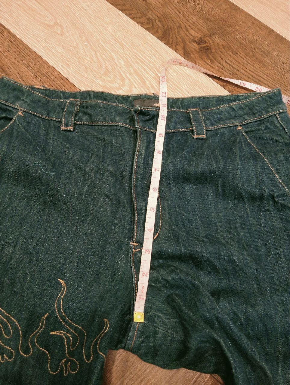 Lad Musician LAD MUSICIAN FLAME BONDAGE DENIM PANTS Size US 32 / EU 48 - 12 Thumbnail
