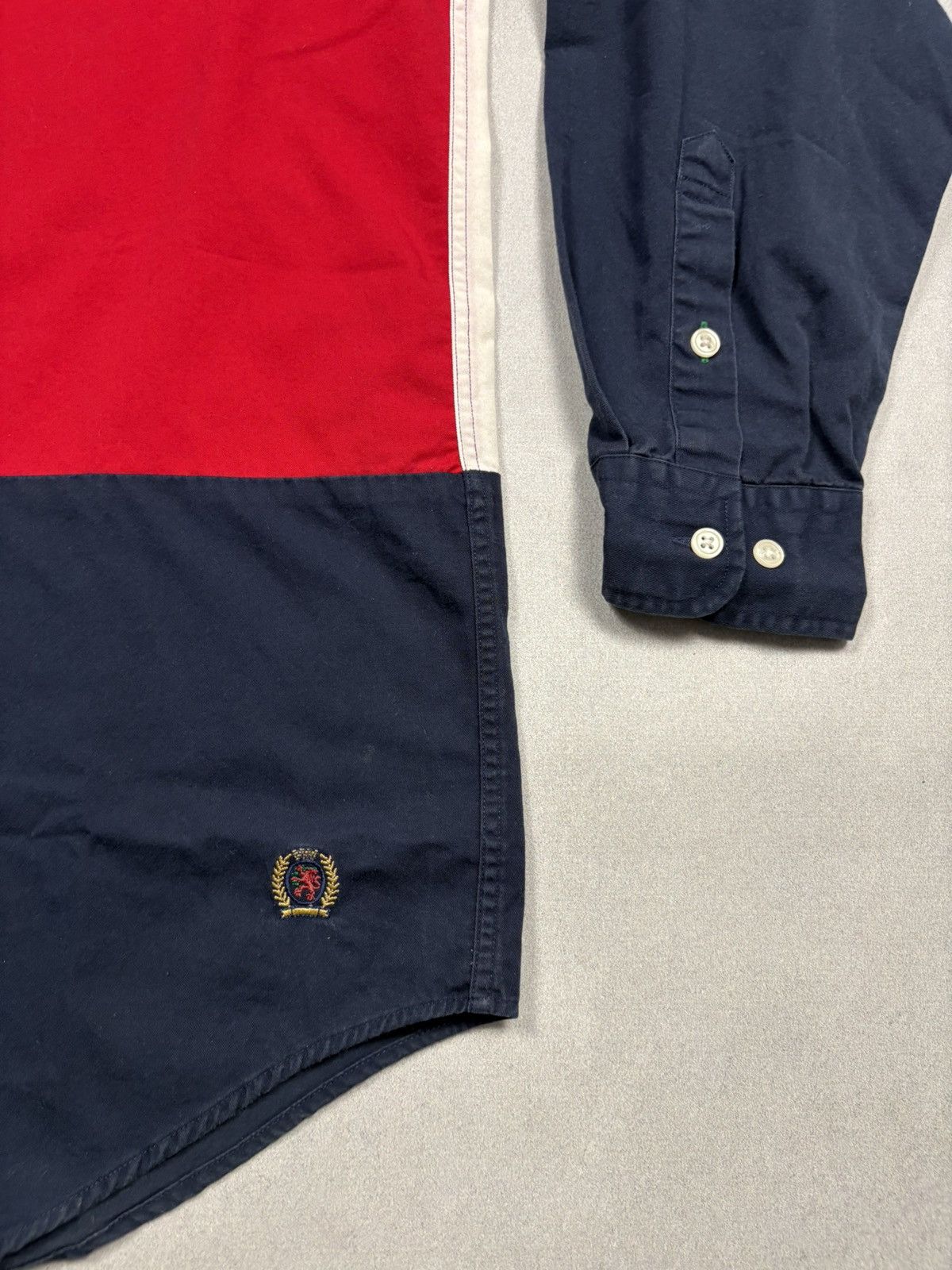 Tommy Hilfiger Vintage Tommy Hilfiger Big Flag Block 90s Shirt Saipan M Y2K Size US M / EU 48-50 / 2 - 15 Thumbnail