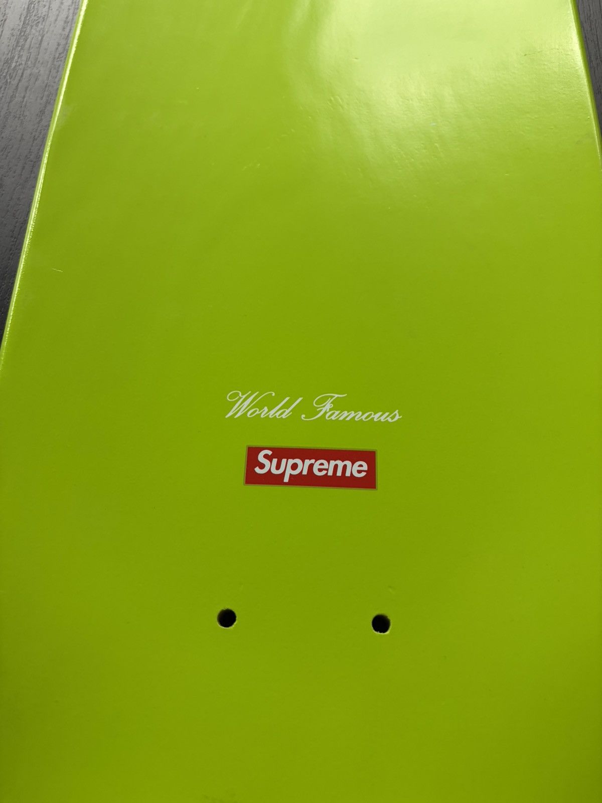 Supreme Supreme Motion Logo Cruiser Skateboard Deck Lime Size ONE SIZE - 4 Thumbnail