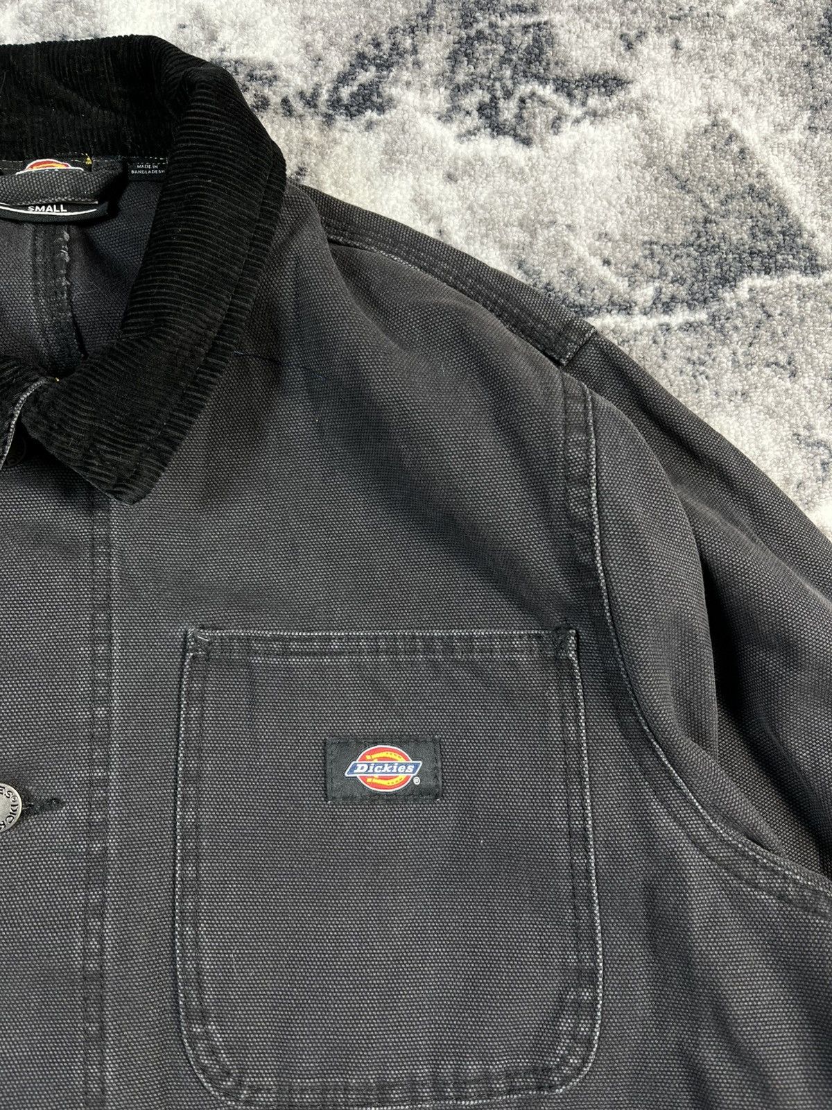 Dickies Dickies Black Work Jacket Quilted Lined Workwear Boxy Fit Size US S / EU 44-46 / 1 - 4 Thumbnail