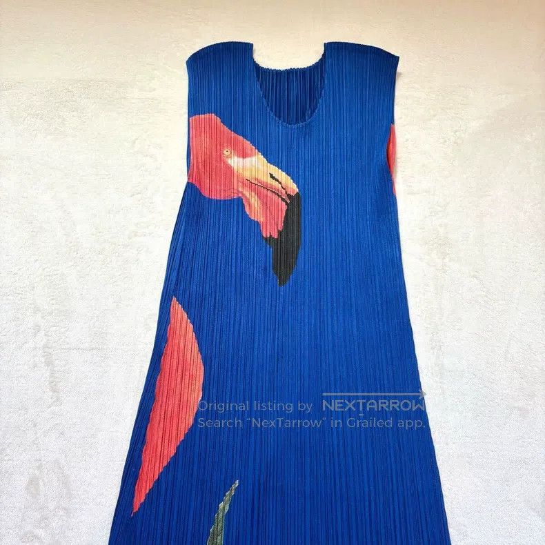 Issey Miyake Issey Miyake Blue Dress Size M / US 6-8 / IT 42-44 - 4 Thumbnail