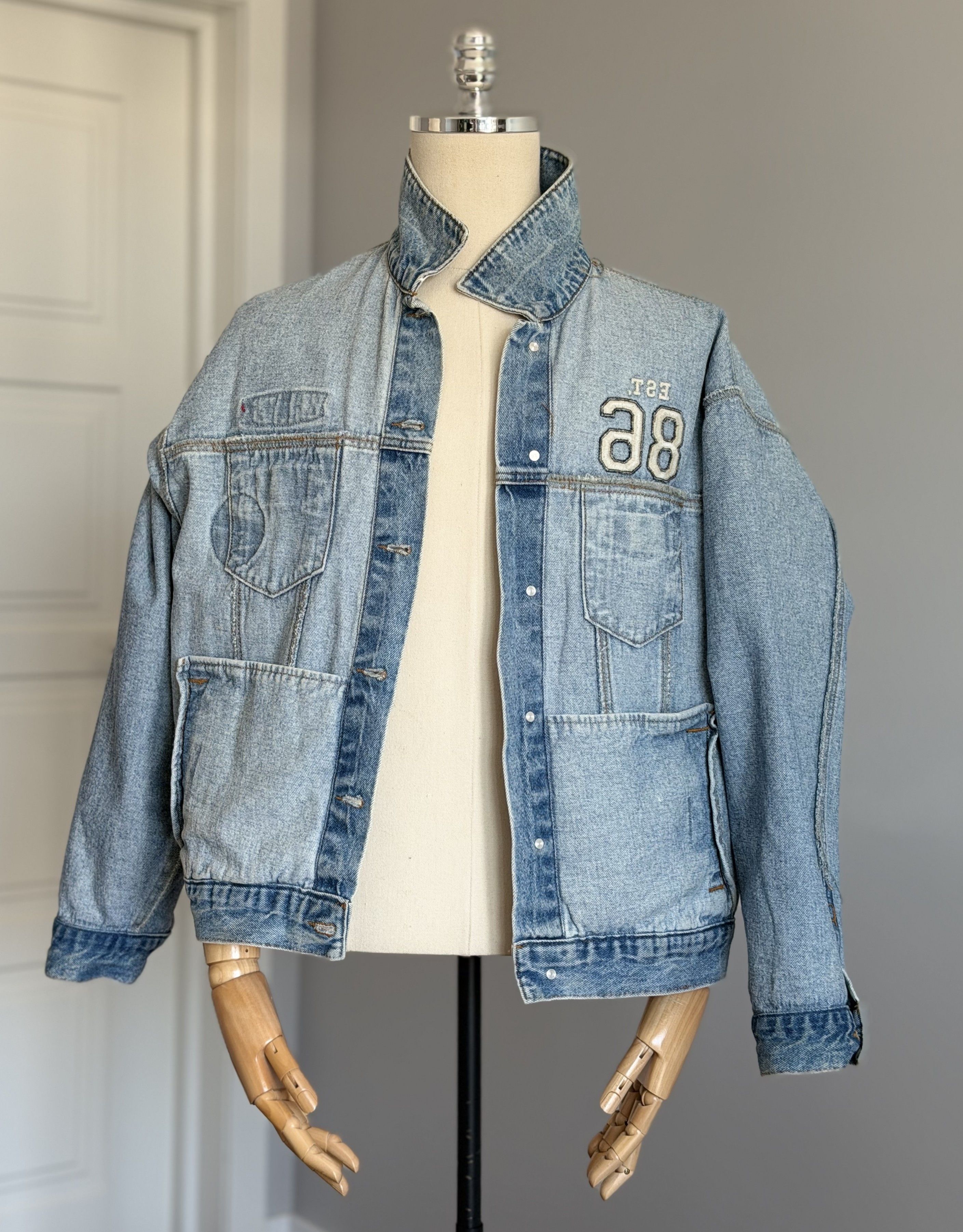Coca Cola COCA-COLA Forever 21 Vintage Denim Unisex Jackets Oversize S Size US S / EU 44-46 / 1 - 10 Thumbnail