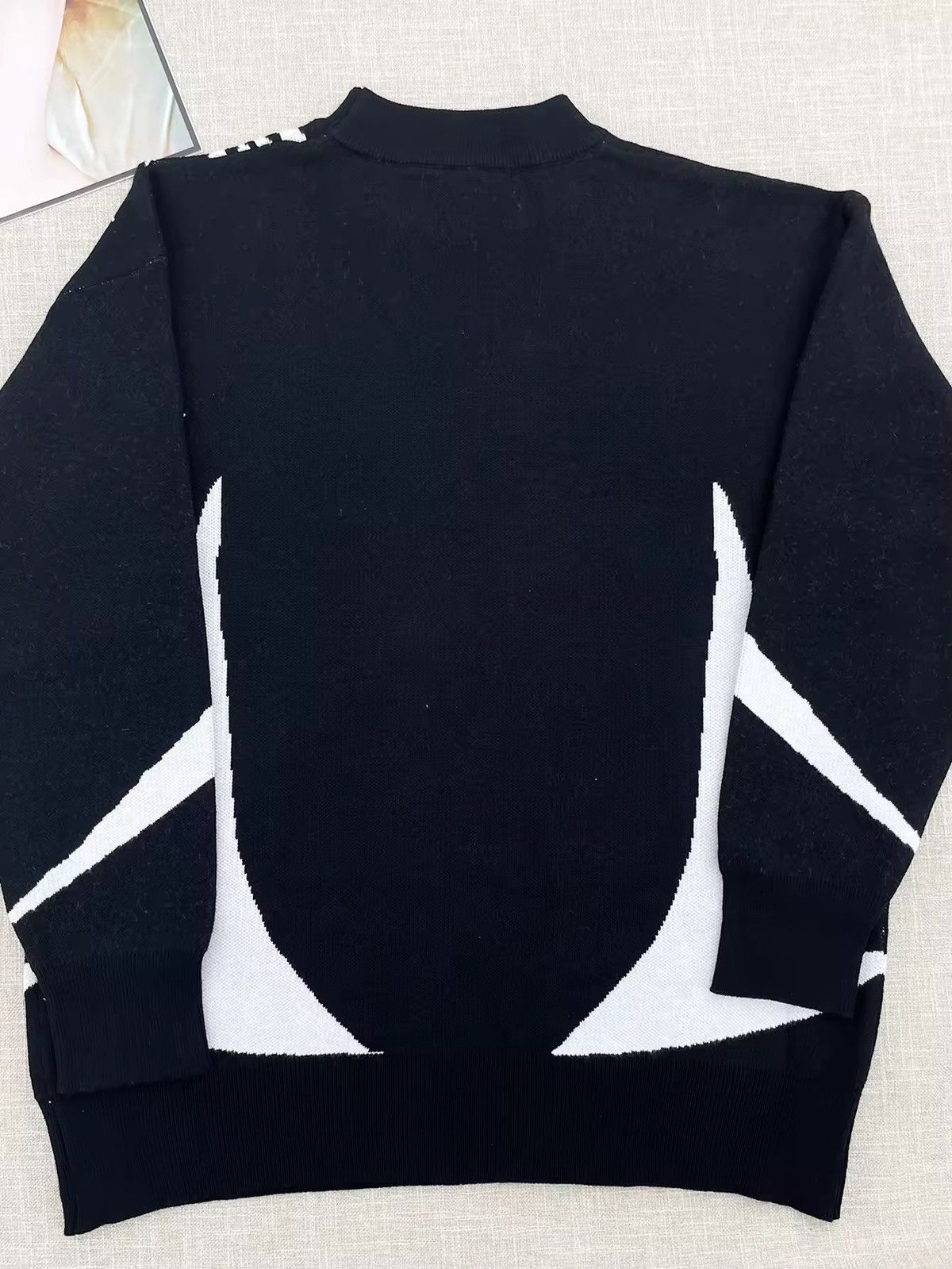 Japanese Brand Y2K Star Pattern Sweater Winter Warm Fleece Retro Aesthetic Size US M / EU 48-50 / 2 - 4 Thumbnail