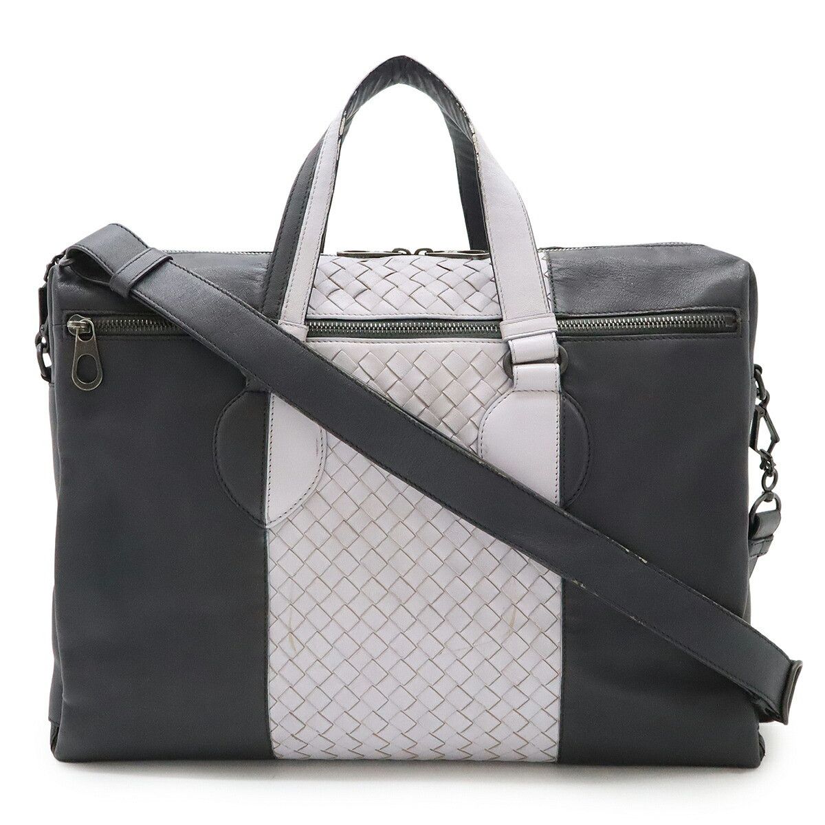 Bottega Veneta Bottega Veneta Bottega Veneta Intrecciato Leather 2way Briefcase Leather Business Bag 368061 Size ONE SIZE - 1 Thumbnail
