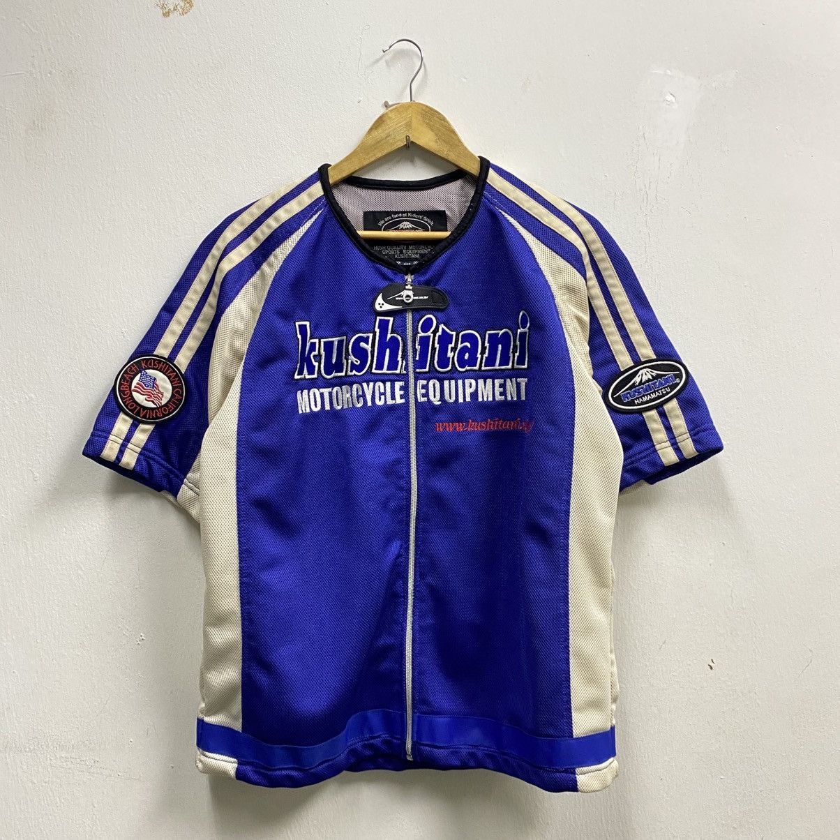 Japanese Brand × Sports Specialties Vintage 2002 Kushitani California Biker Mesh Riding Jackets Size US XL / EU 56 / 4 - 1 Thumbnail