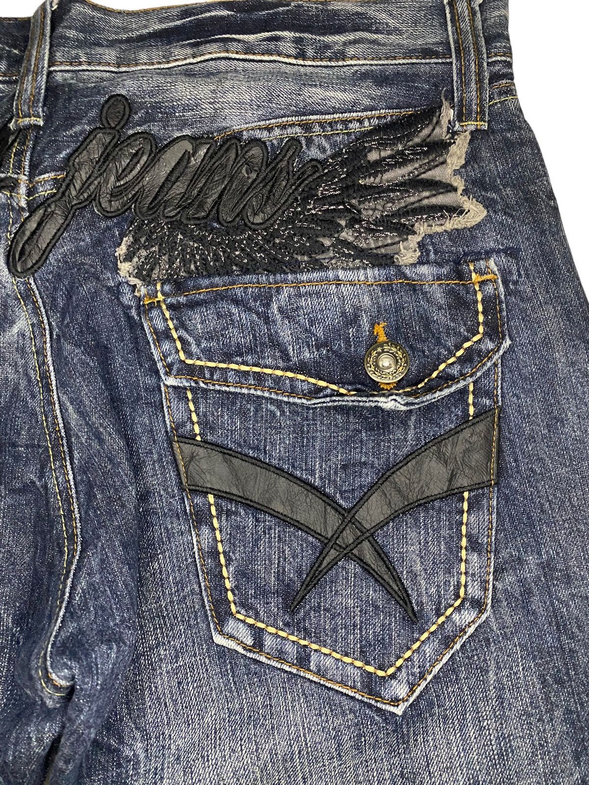 If Six Was Nine Vintage Japanese Anti Label Jean Red Pepper Style Size US 34 / EU 50 - 5 Thumbnail
