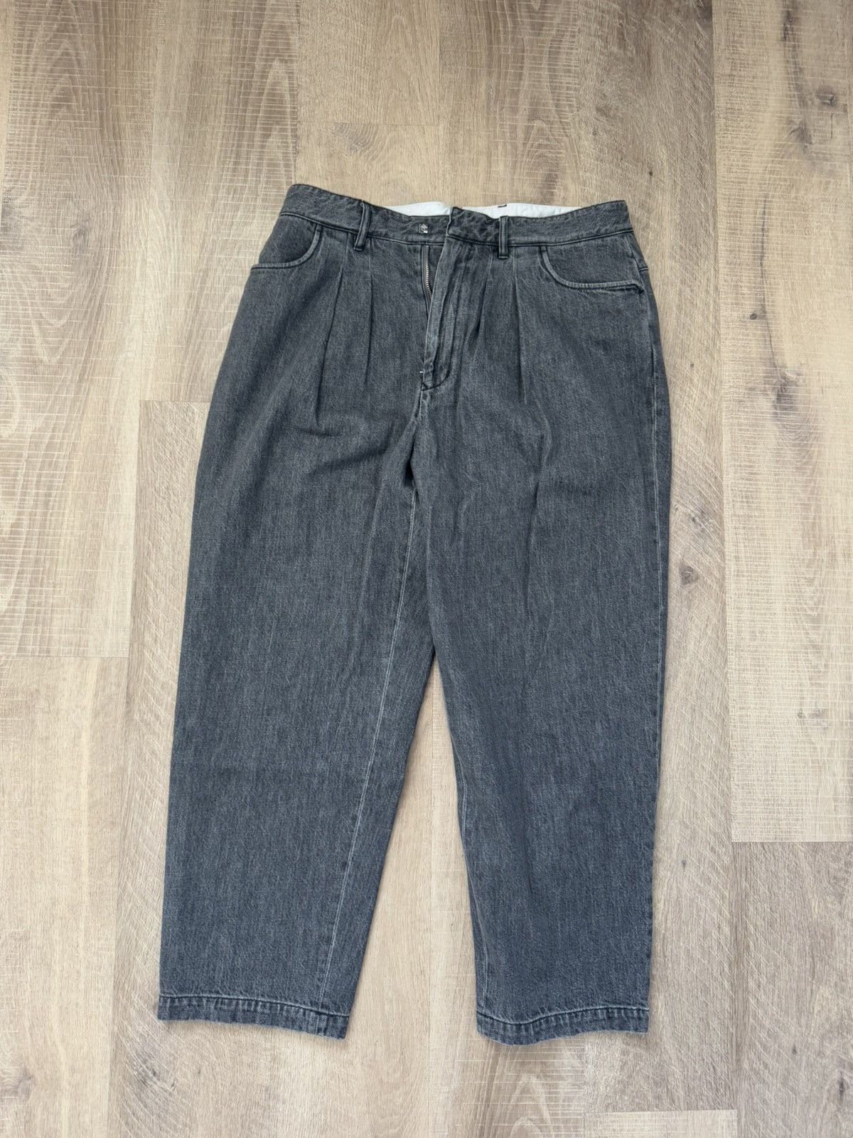 Farah FARAH TWO TUCK WIDE TAPERED PANTS 24FW Size US 32 / EU 48 - 8 Thumbnail