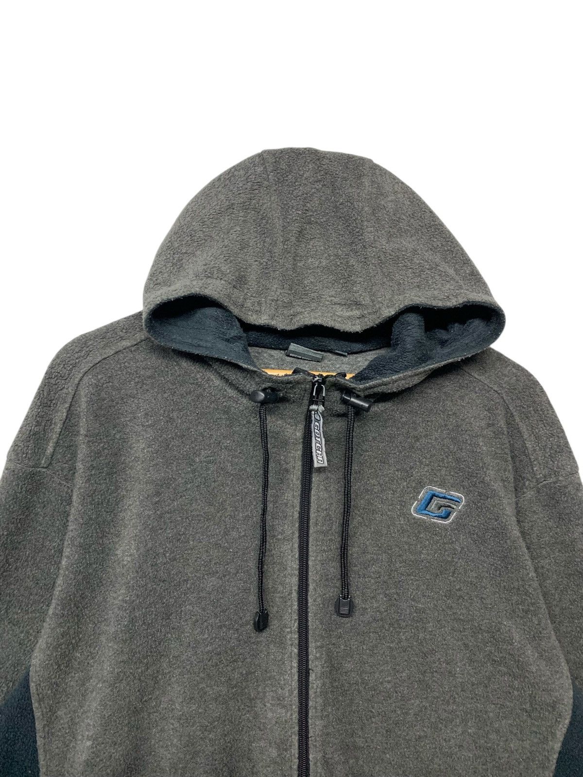 Gotcha Vintage Y2K Gotcha Small Logo Hoodie Zipper Down Fleece Size US M / EU 48-50 / 2 - 5 Thumbnail