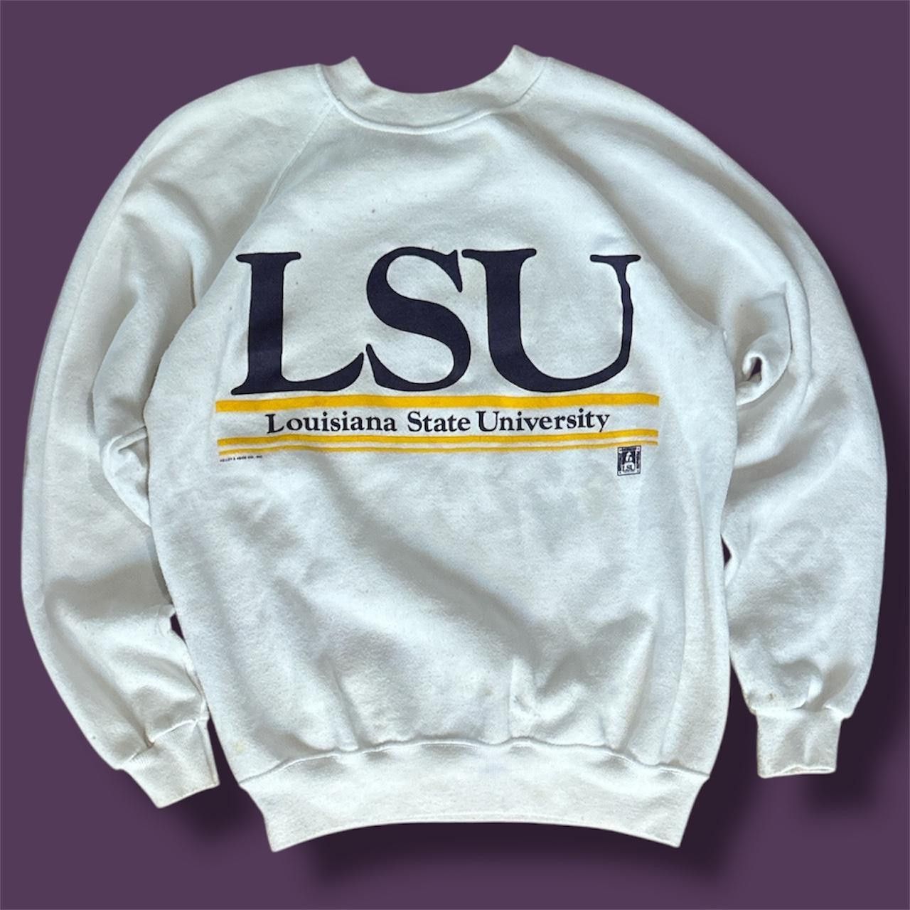 Hanes Vintage Louisiana State-University Sweatshirt LSU Size US M / EU 48-50 / 2 - 1 Thumbnail