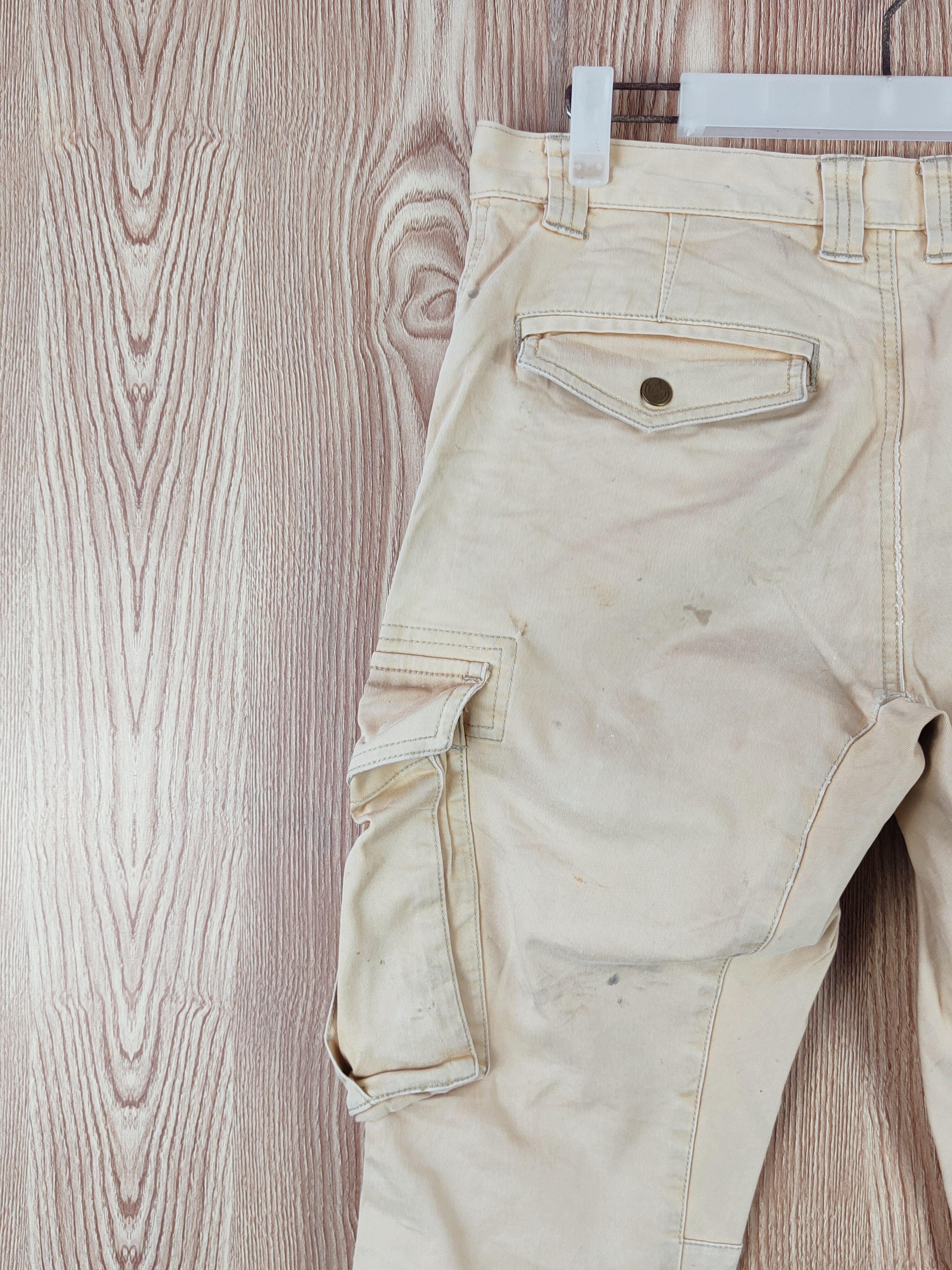 Japanese Brand Rocky Brown Faded Multipocket Tactical Cargo Pants #W621 Size US 30 / EU 46 - 8 Thumbnail