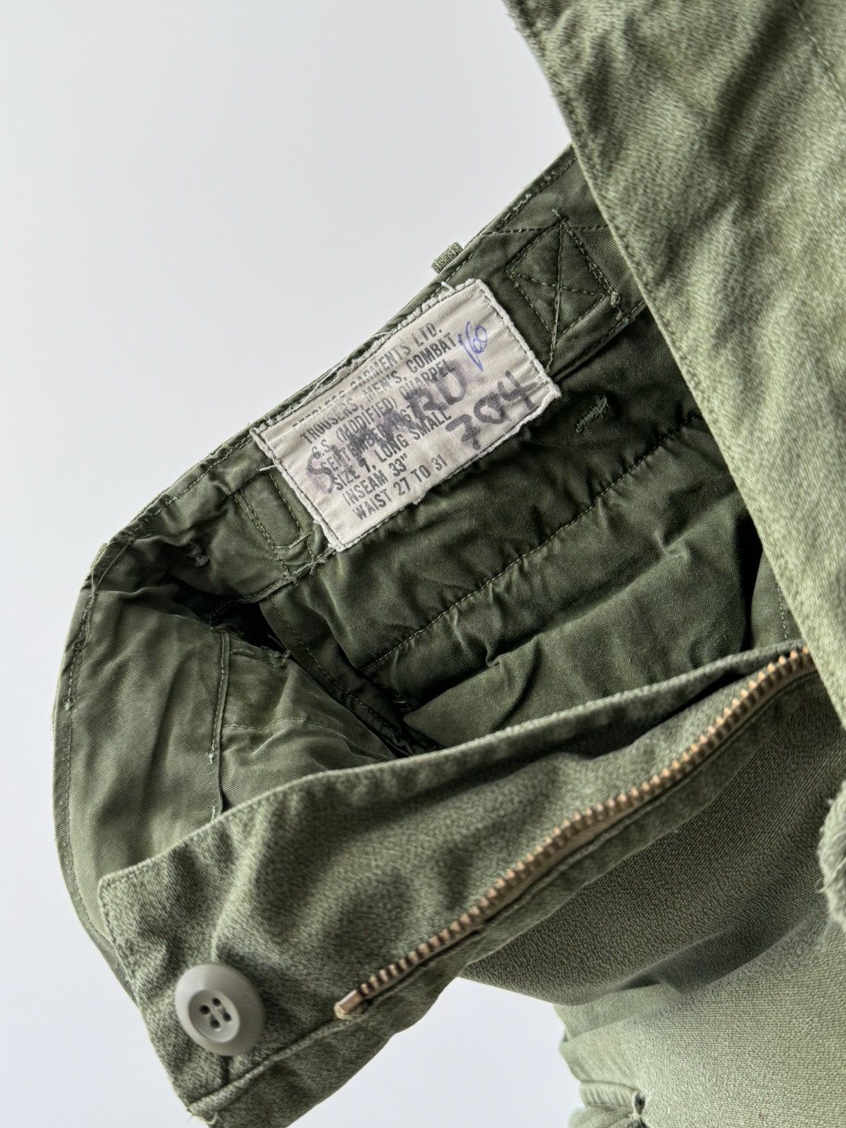 Japanese Brand × Vintage 1967 Dated Vintage Canadian Army Modified Combat Trousers Size US 30 / EU 46 - 5 Thumbnail
