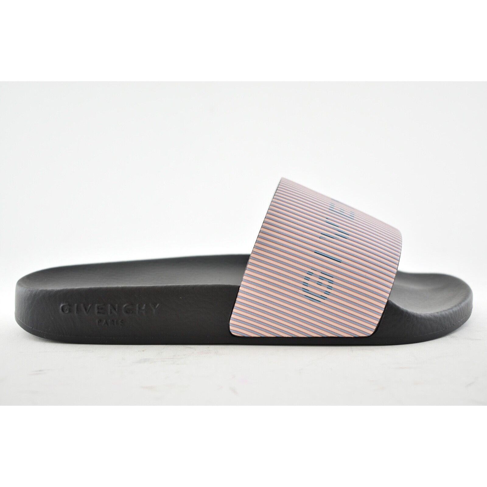 Givenchy Givenchy Paris Black Pink Metallic Logo Slide On Pool Sandal Size US 6 / IT 36 - 3 Thumbnail