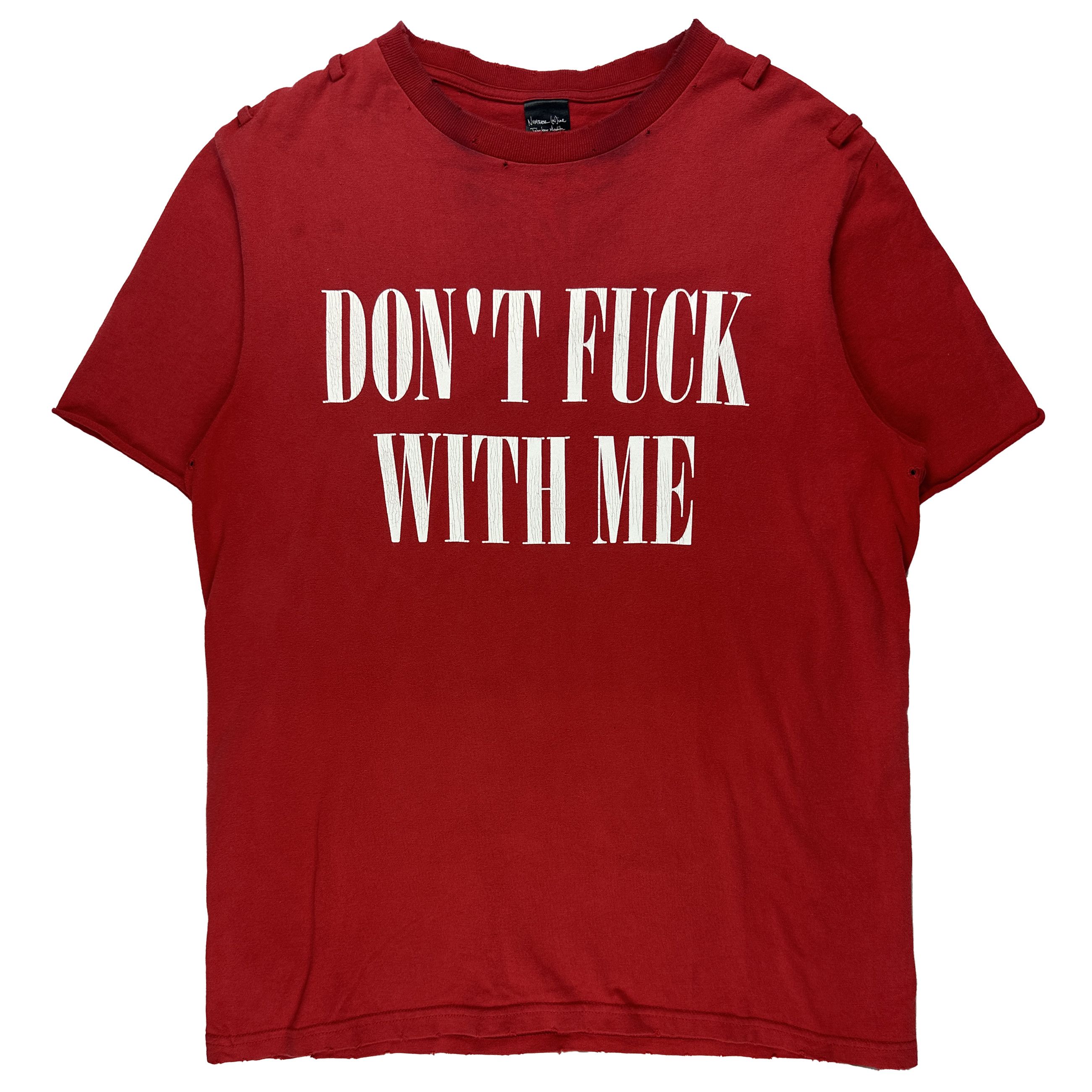レア ナンバーナイン FUCK OFF Tシャツ Pre-owned] NUMBER (N)INE FUCK OFF printed T-shirt – Archive