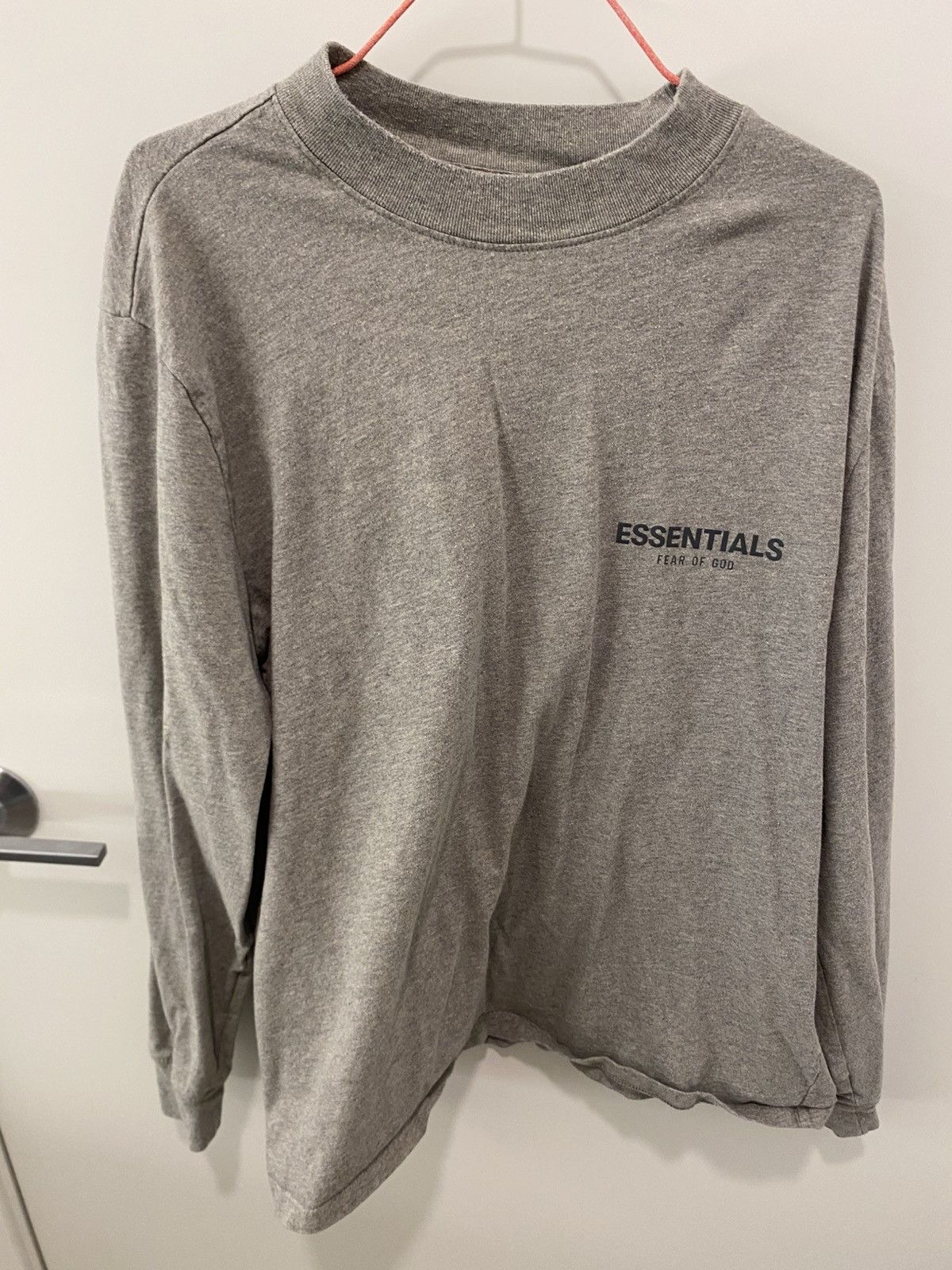 Fear of God Fear of God x Essentials Long Sleeve Tee Shirt Dark Oatmeal Size US S / EU 44-46 / 1 - 1 Thumbnail