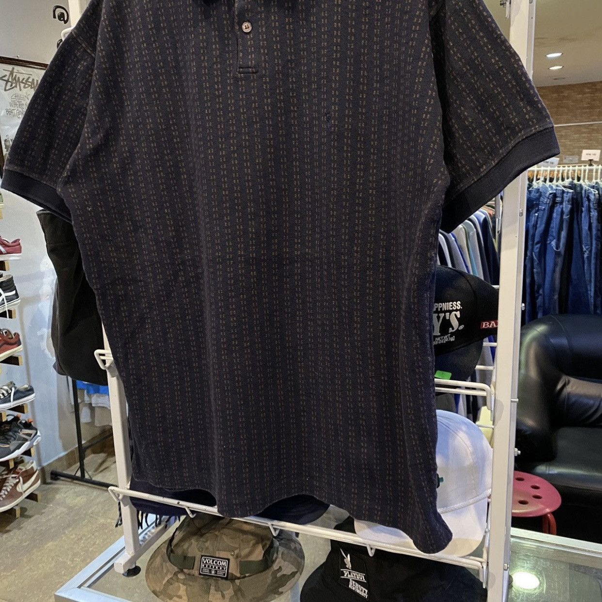 Yves Saint Laurent Vintage Yves Saint Laurent Full Print YSL Men's Polo Shirt Size US XL / EU 56 / 4 - 4 Thumbnail