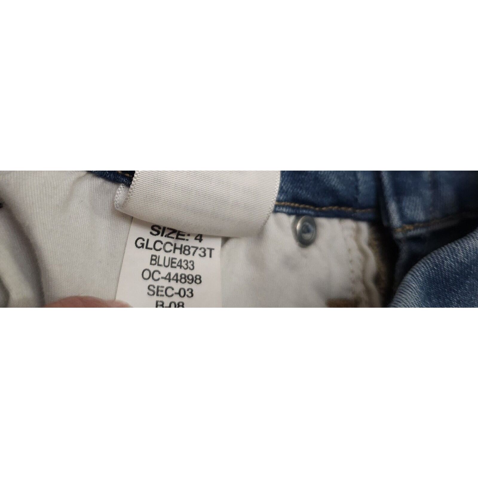 Good American Good American Good Legs Crop Chewed Hem Organic 4/27 W 25 Size 27" / US 4 / IT 40 - 11 Thumbnail