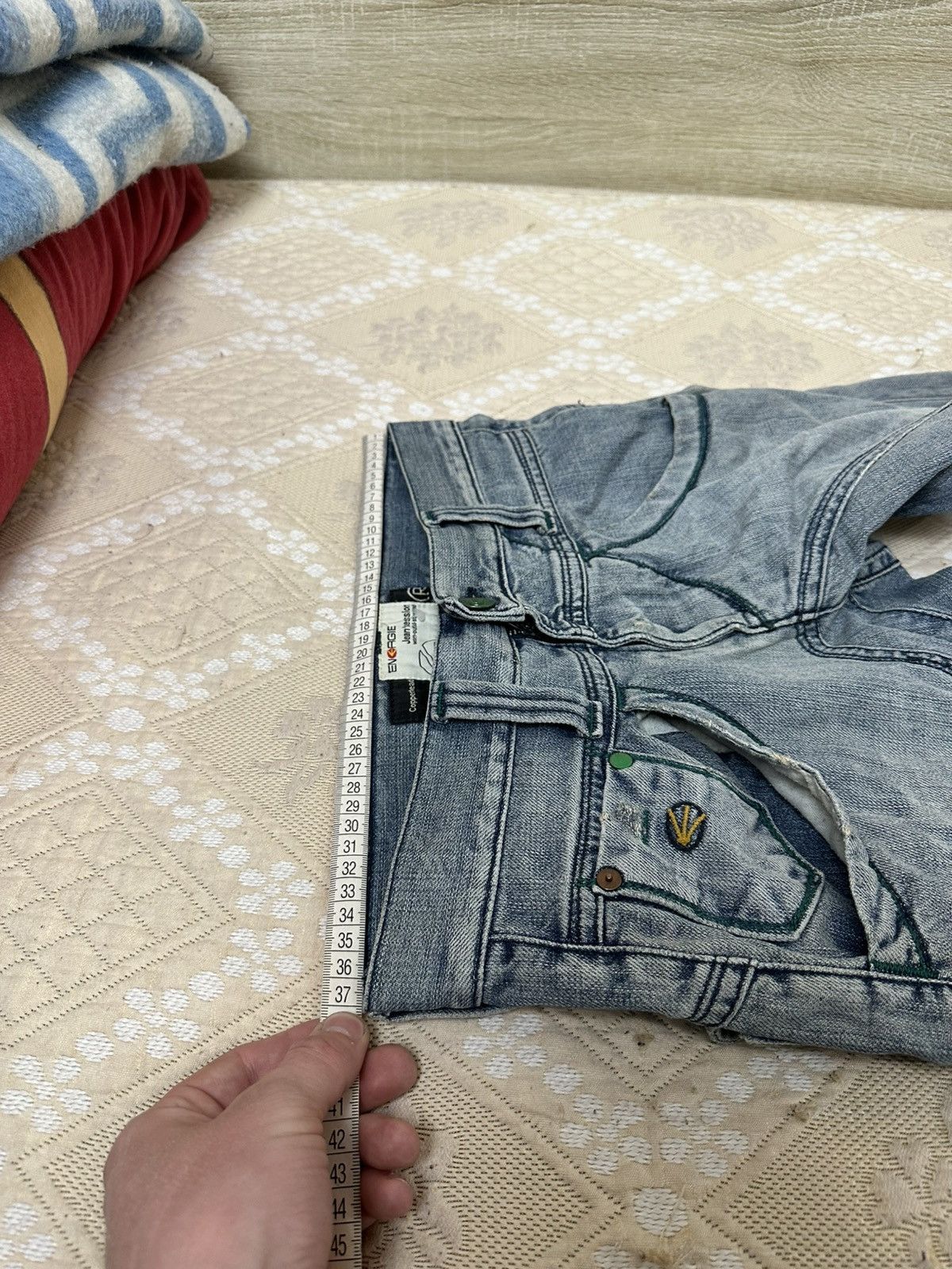 Energie 🔥 Vintage Energie Japan Jeans Mudwash Distressed Denim 30x30 Size US 30 / EU 46 - 8 Thumbnail