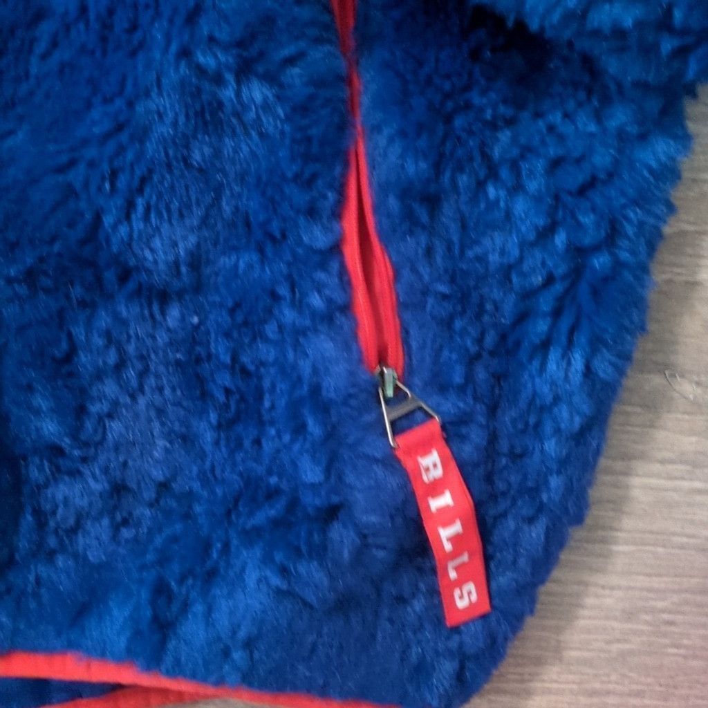 G-III GIII Blue Red Fleece Buffalo Bills Pullover Size Small Size S / US 4 / IT 40 - 4 Thumbnail