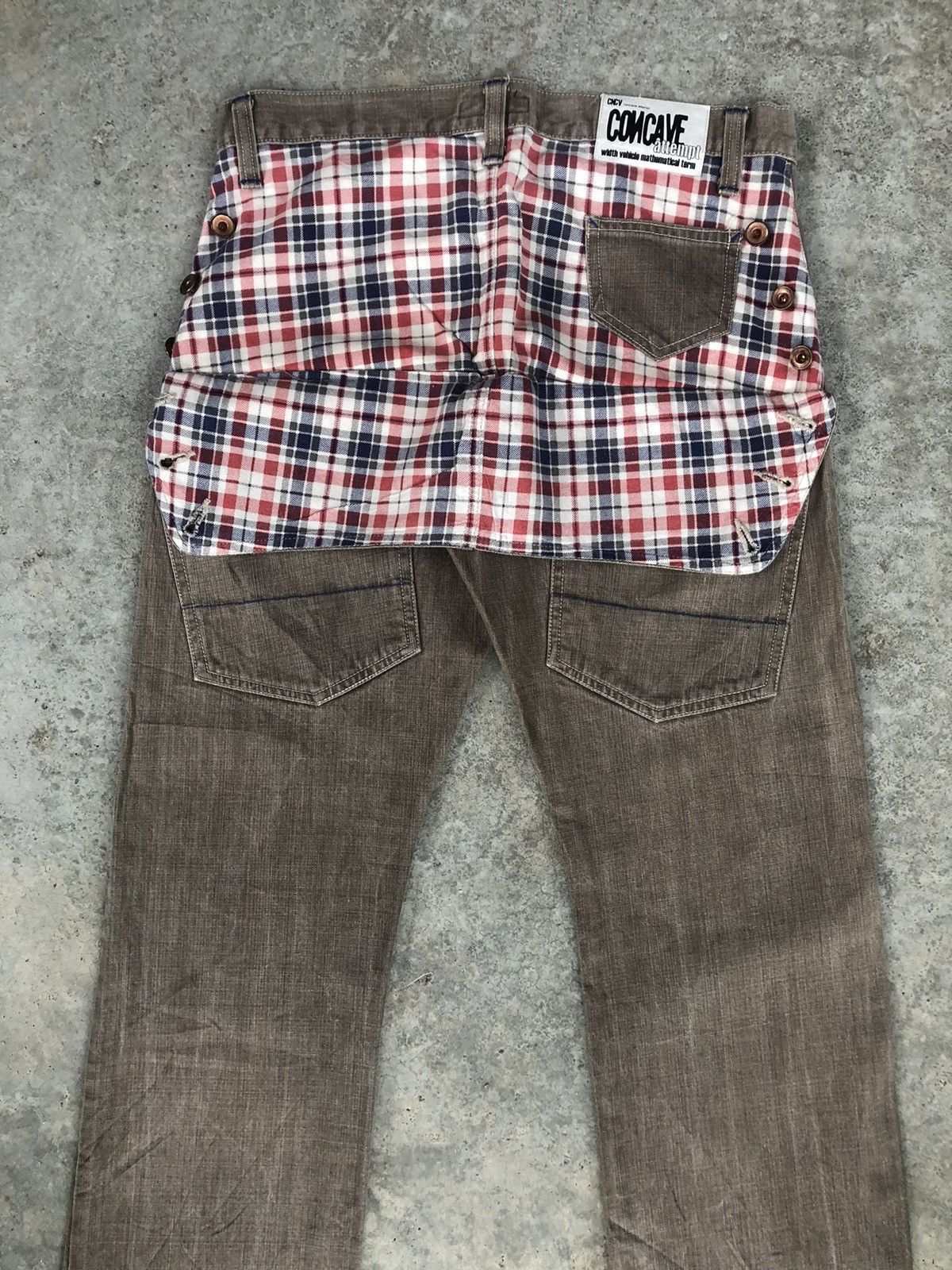 Japanese Brand Japanese Concave attempt Distressed Jeans Size US 32 / EU 48 - 9 Thumbnail