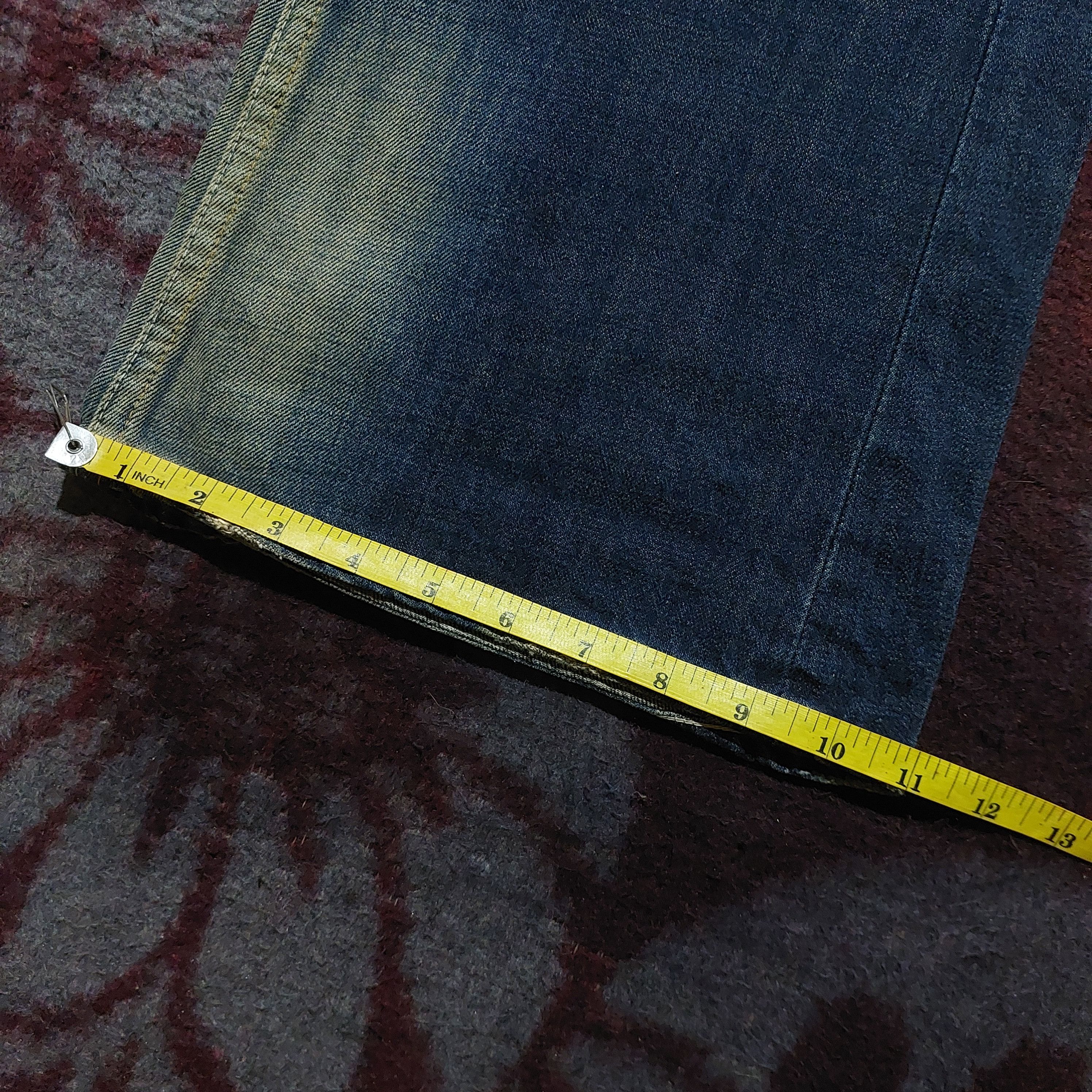 GOA Vanquish studded ripped flared blue denim Size US 36 / EU 52 - 18 Thumbnail