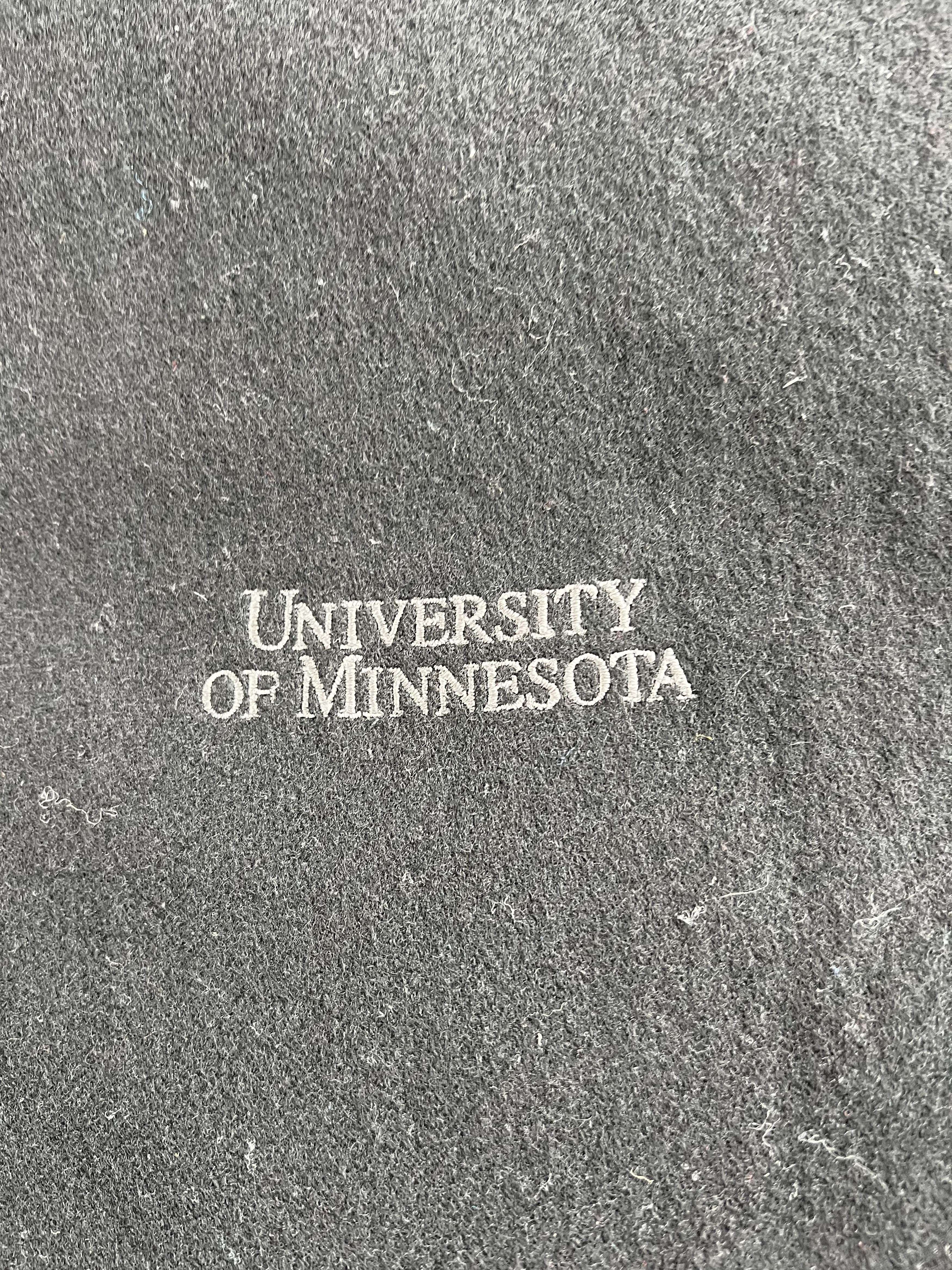 Vintage VARSITY JACKET UNIVERSITY OF MINNESOTA BLACK Size US M / EU 48-50 / 2 - 4 Thumbnail