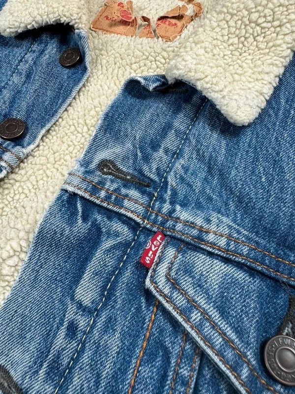 Levi's Vintage Levis Sherpa Sheepskin Katana Jacket Blue M Logo Size US M / EU 48-50 / 2 - 4 Thumbnail