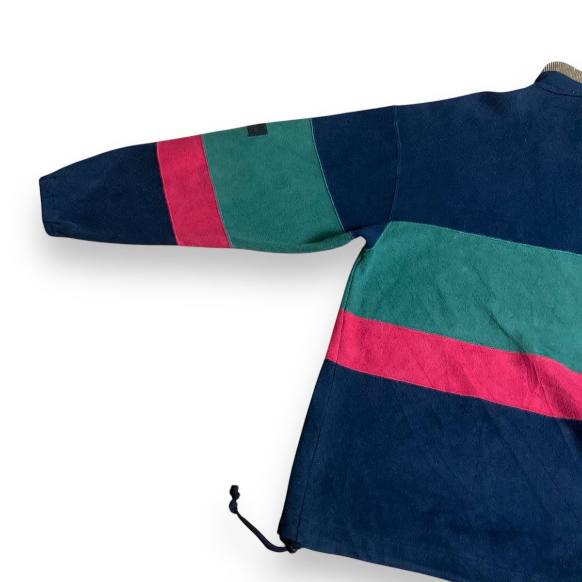 Burberry VINTAGE BURBERRY RUBBER PATCH QUATER ZIPPER SWEATSHIRT Size US L / EU 52-54 / 3 - 8 Thumbnail